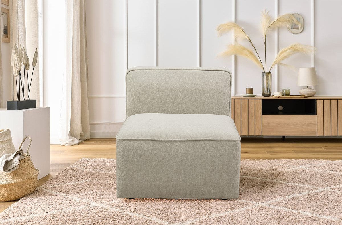 More M - M1 - Cream in Sahne präsentiert im Onlineshop von KAQTU Design AG. Modulares Sofa ist von Atelier Del Sofa