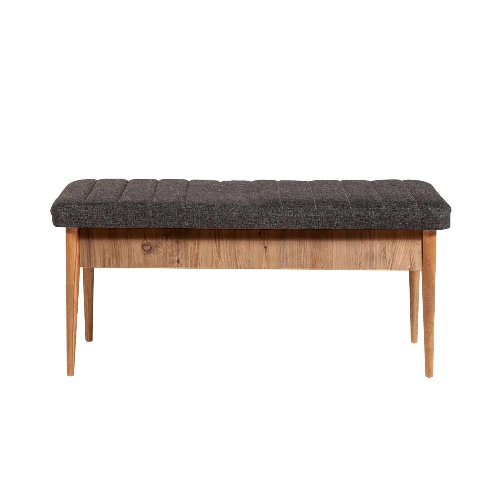 Vina 1053 - Anthracite, Atlantic in Atlantische Kiefer
 Anthrazit präsentiert im Onlineshop von KAQTU Design AG. Esstisch ist von Hanah Home