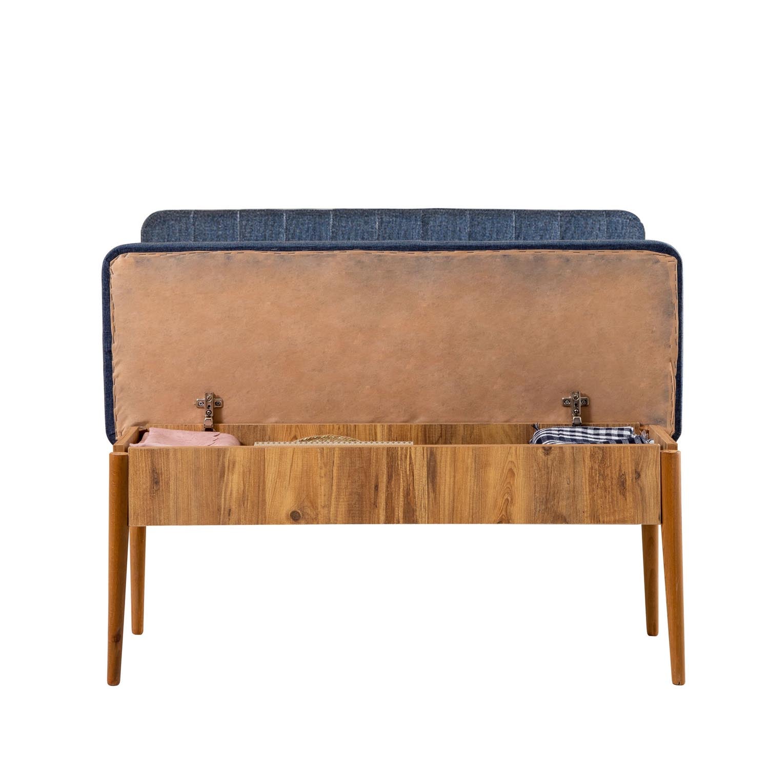 Vina Atlantic Dark Blue in Atlantische Kiefer Dunkelblau präsentiert im Onlineshop von KAQTU Design AG. Esstisch ist von Hanah Home