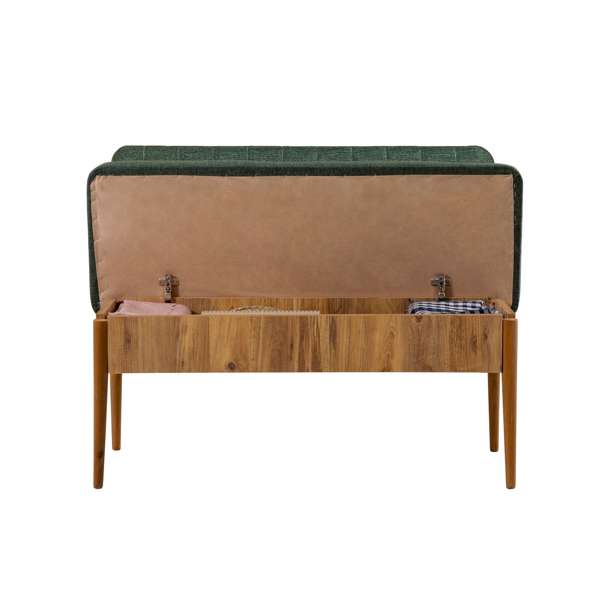Vina Bank Green, Atlantic in Atlantische Kiefer Grün präsentiert im Onlineshop von KAQTU Design AG. Sitzbank ist von Hanah Home