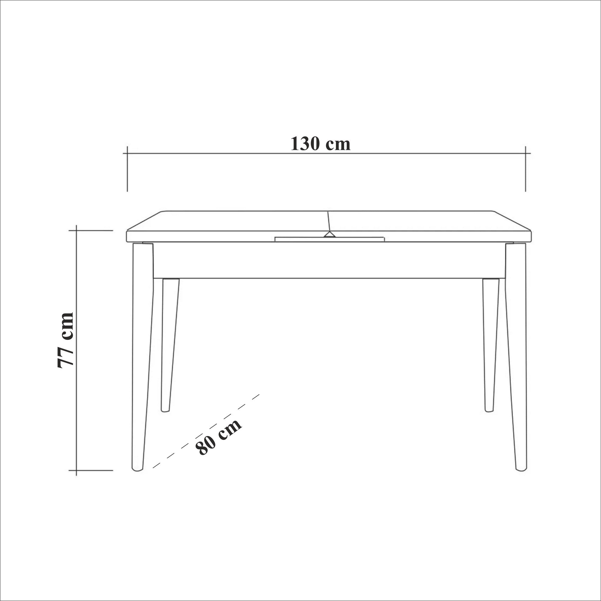 Vina - Walnut in Walnuss präsentiert im Onlineshop von KAQTU Design AG. Esstisch ist von Hanah Home