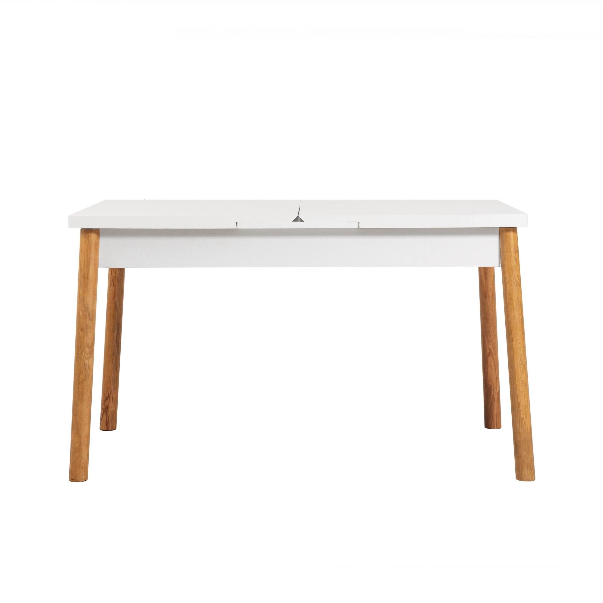 Santiago Masa Atlantic White in Atlantische Kiefer Weiss präsentiert im Onlineshop von KAQTU Design AG. Esstisch ist von Hanah Home