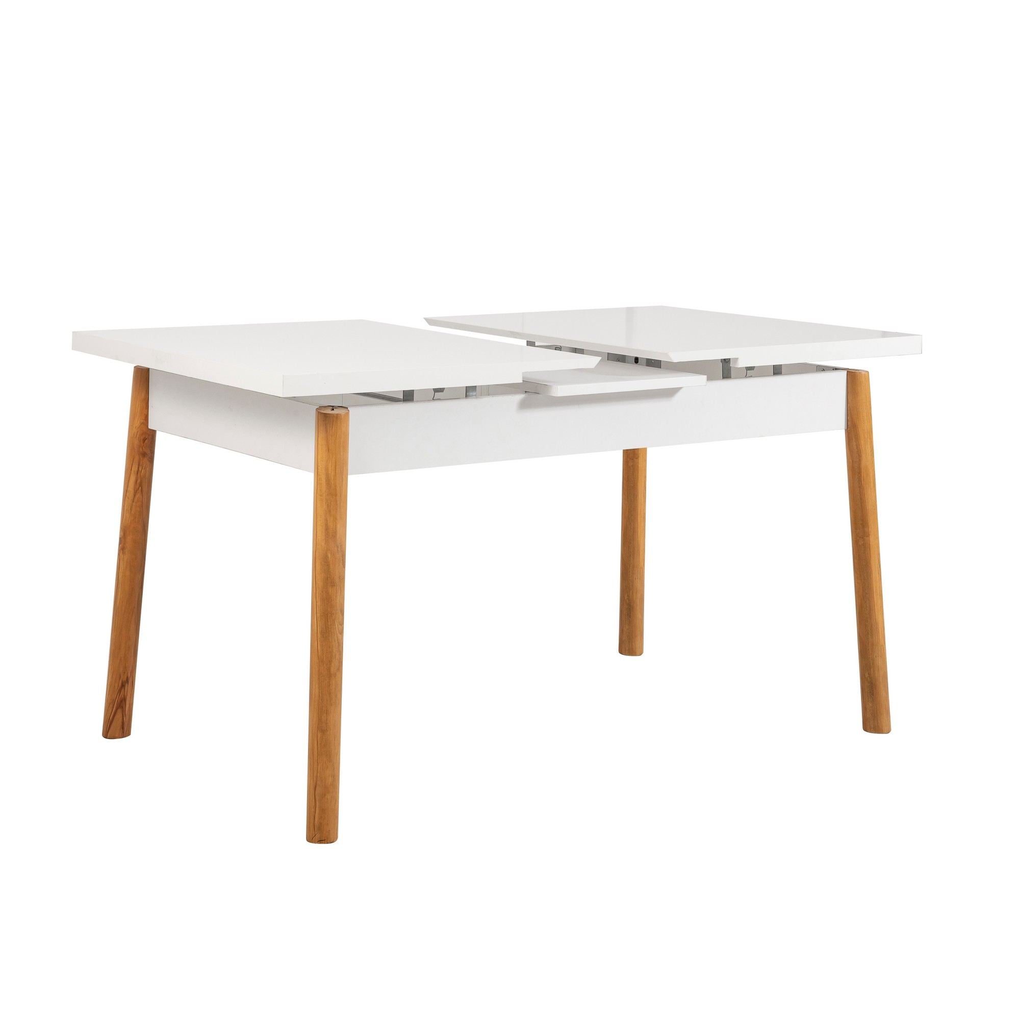 Santiago Masa Atlantic White in Atlantische Kiefer Weiss präsentiert im Onlineshop von KAQTU Design AG. Esstisch ist von Hanah Home