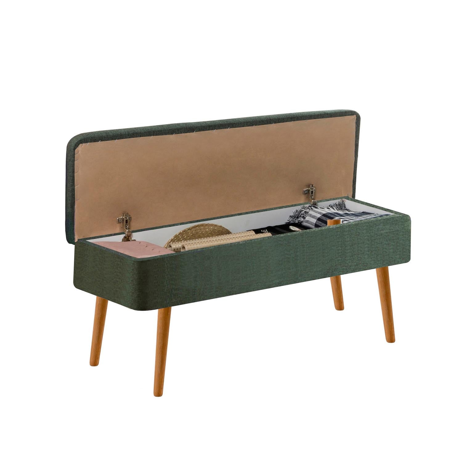 Vina 1070 - 4 - Atlantic, Green in Atlantische Kiefer Grün präsentiert im Onlineshop von KAQTU Design AG. Esstisch ist von Hanah Home
