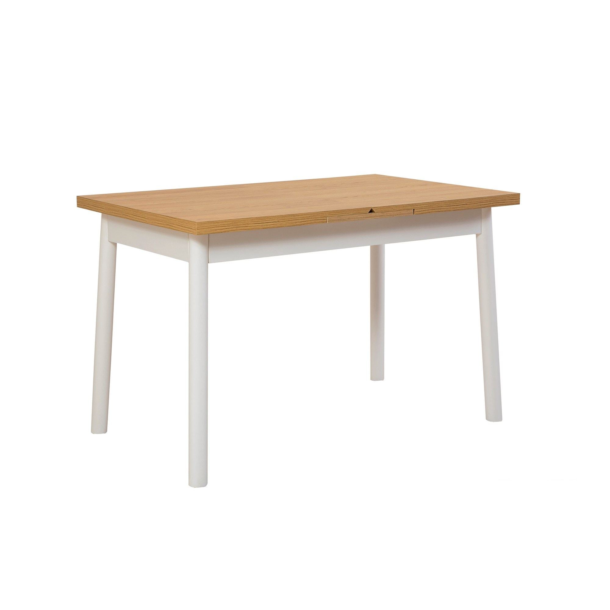 Oliver Open - Karina White in Weiss präsentiert im Onlineshop von KAQTU Design AG. Esstisch ist von Hanah Home