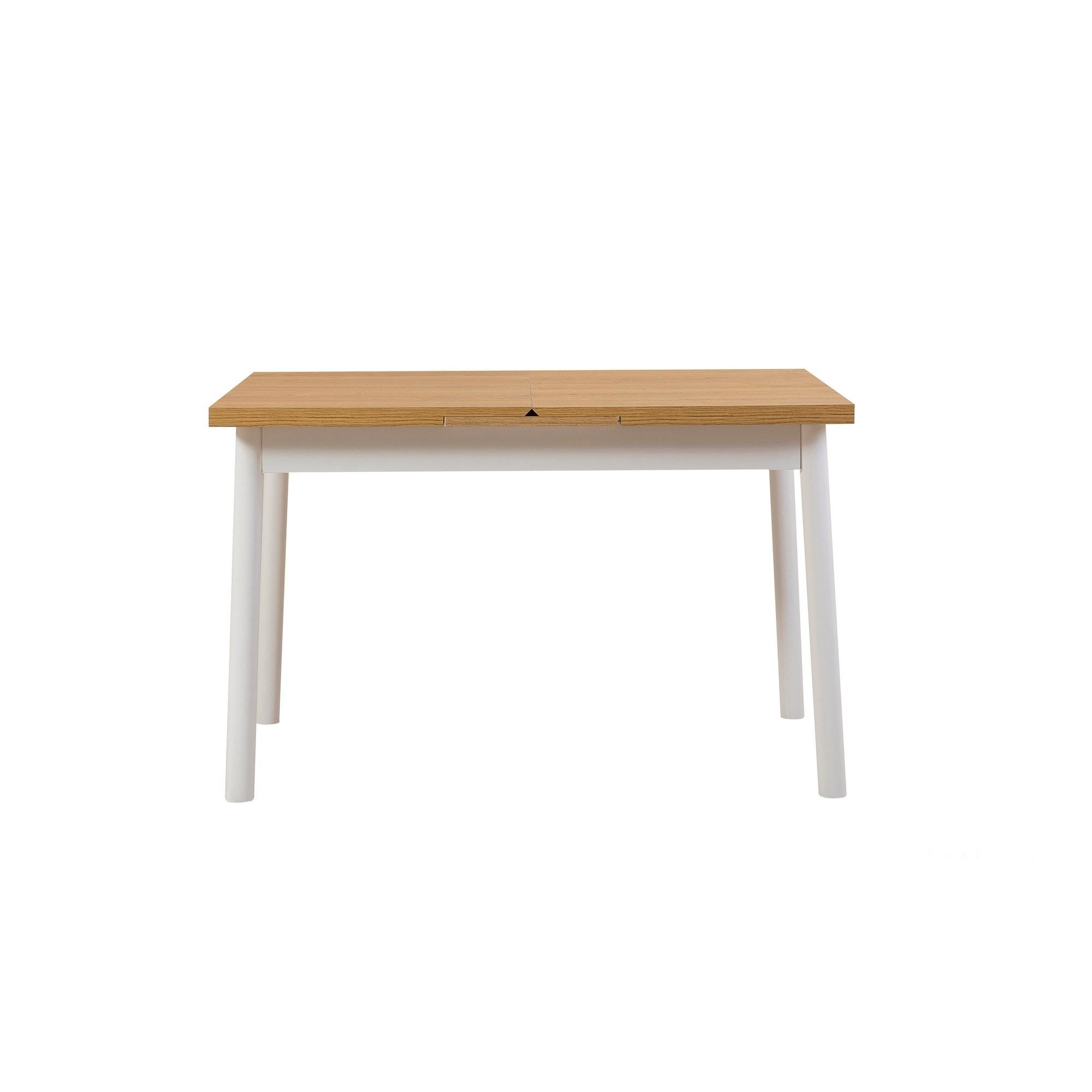 Oliver Open - Karina White in Weiss präsentiert im Onlineshop von KAQTU Design AG. Esstisch ist von Hanah Home