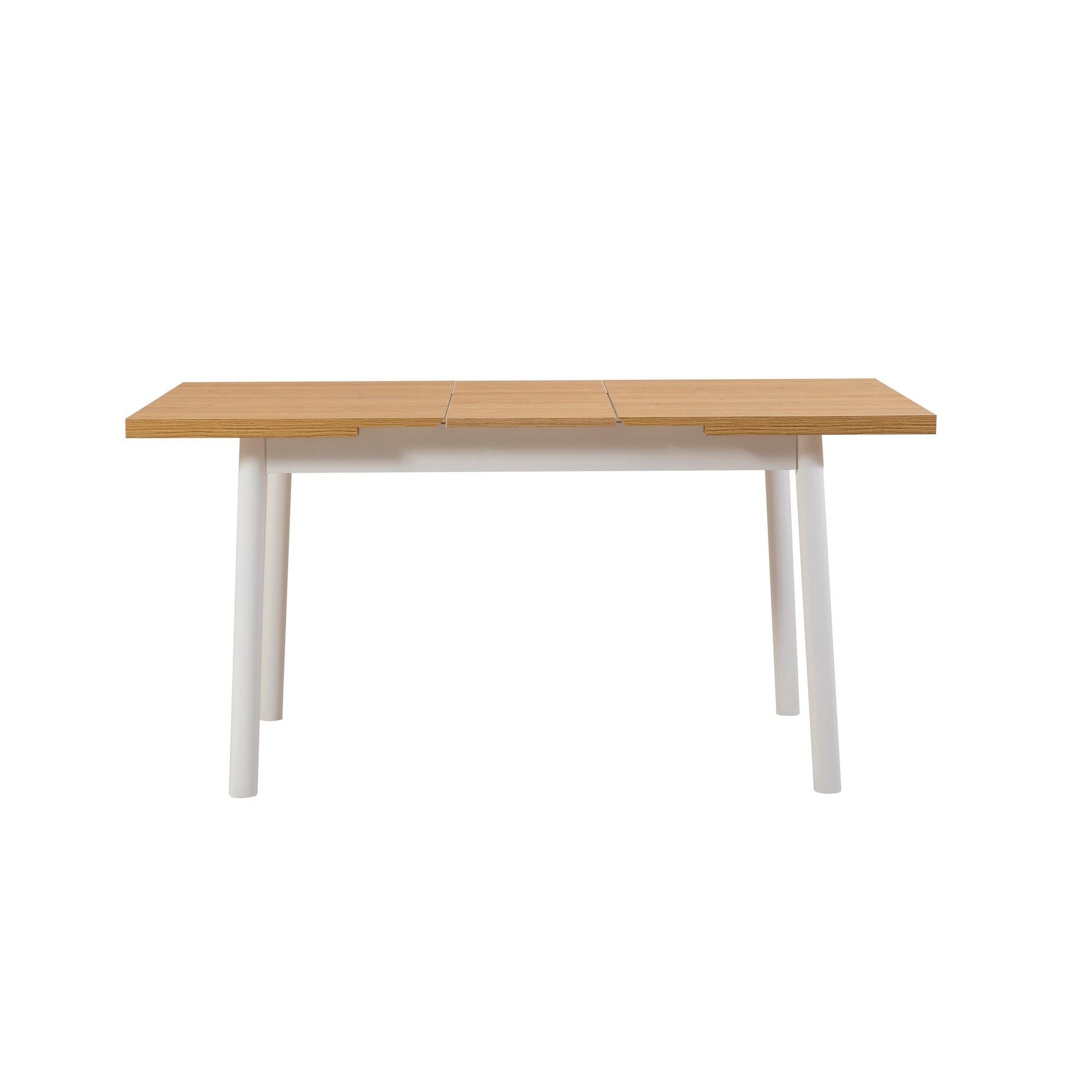 Oliver Open - Karina White in Weiss präsentiert im Onlineshop von KAQTU Design AG. Esstisch ist von Hanah Home