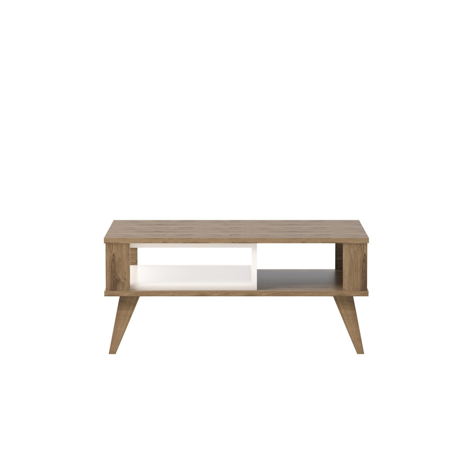 Ionis in Eiche Weiss präsentiert im Onlineshop von KAQTU Design AG. Beistelltisch ist von Hanah Home