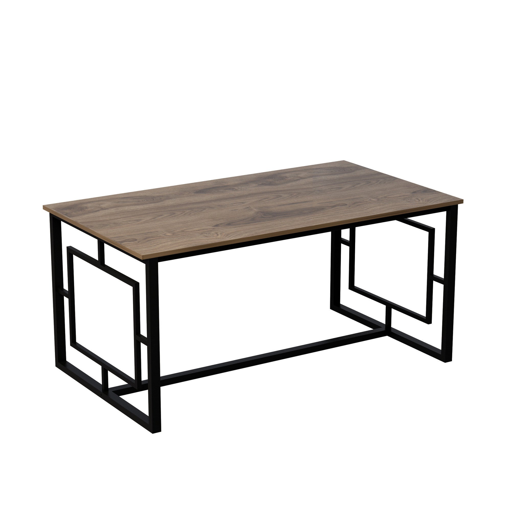Alin - Black in Walnuss Schwarz präsentiert im Onlineshop von KAQTU Design AG. Esstisch ist von Hanah Home