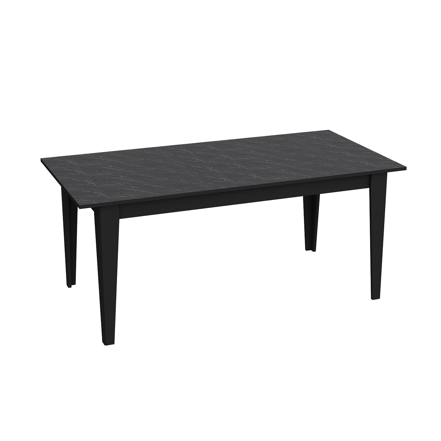 Polka - Black in Schwarz präsentiert im Onlineshop von KAQTU Design AG. Esstisch ist von Hanah Home