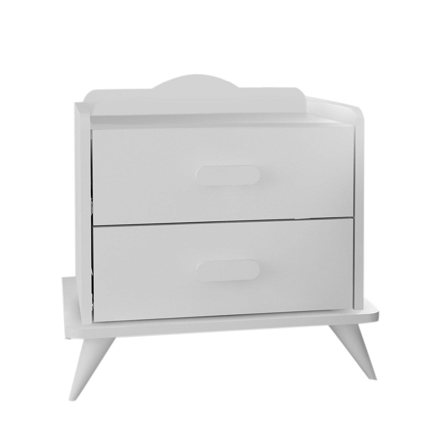 Andaz in Weiss präsentiert im Onlineshop von KAQTU Design AG. Nachttisch ist von Hanah Home
