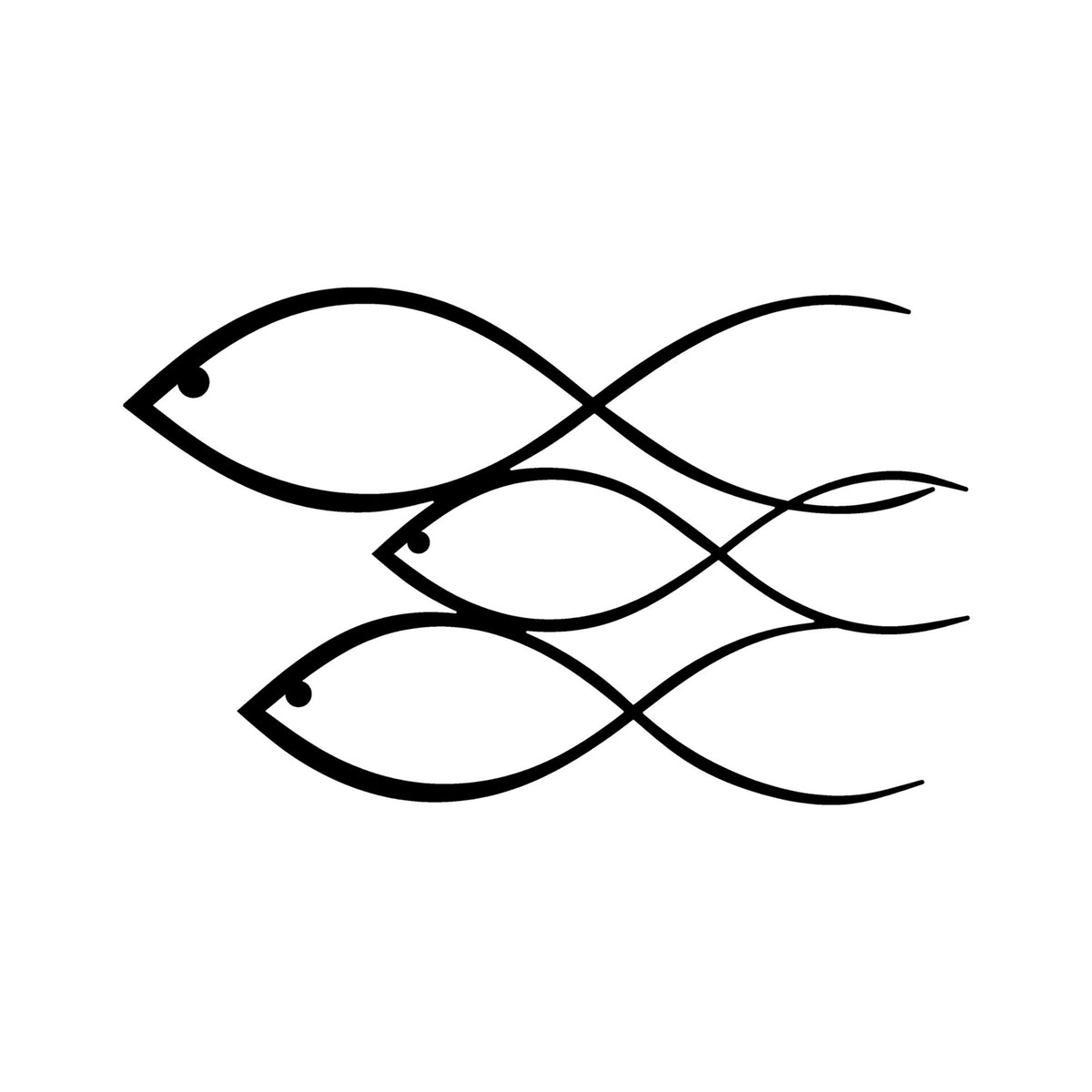 Fish Wanddeko - Schwarz in Schwarz präsentiert im Onlineshop von KAQTU Design AG. Wanddeko ist von Wallity