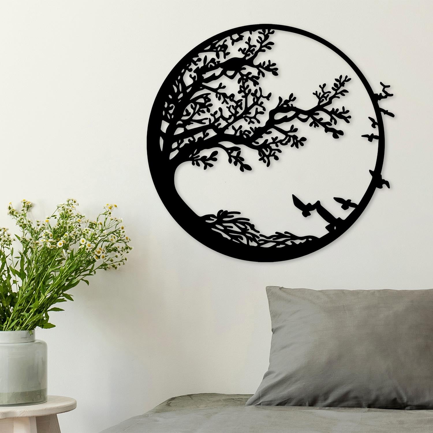 Night in Schwarz präsentiert im Onlineshop von KAQTU Design AG. Wanddeko ist von Wallity