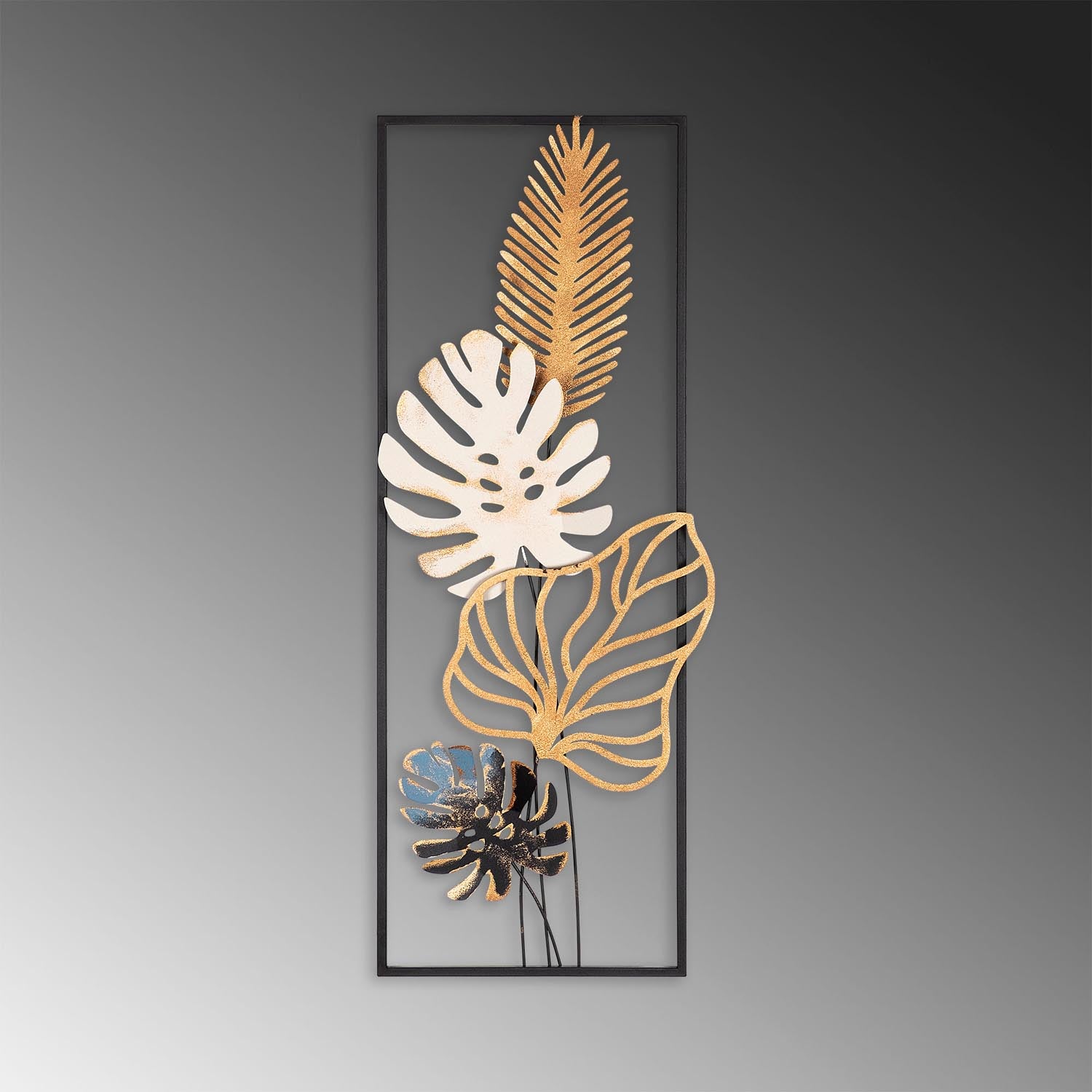 Palm Leaves in Mehrfarbig präsentiert im Onlineshop von KAQTU Design AG. Wanddeko ist von Wallity