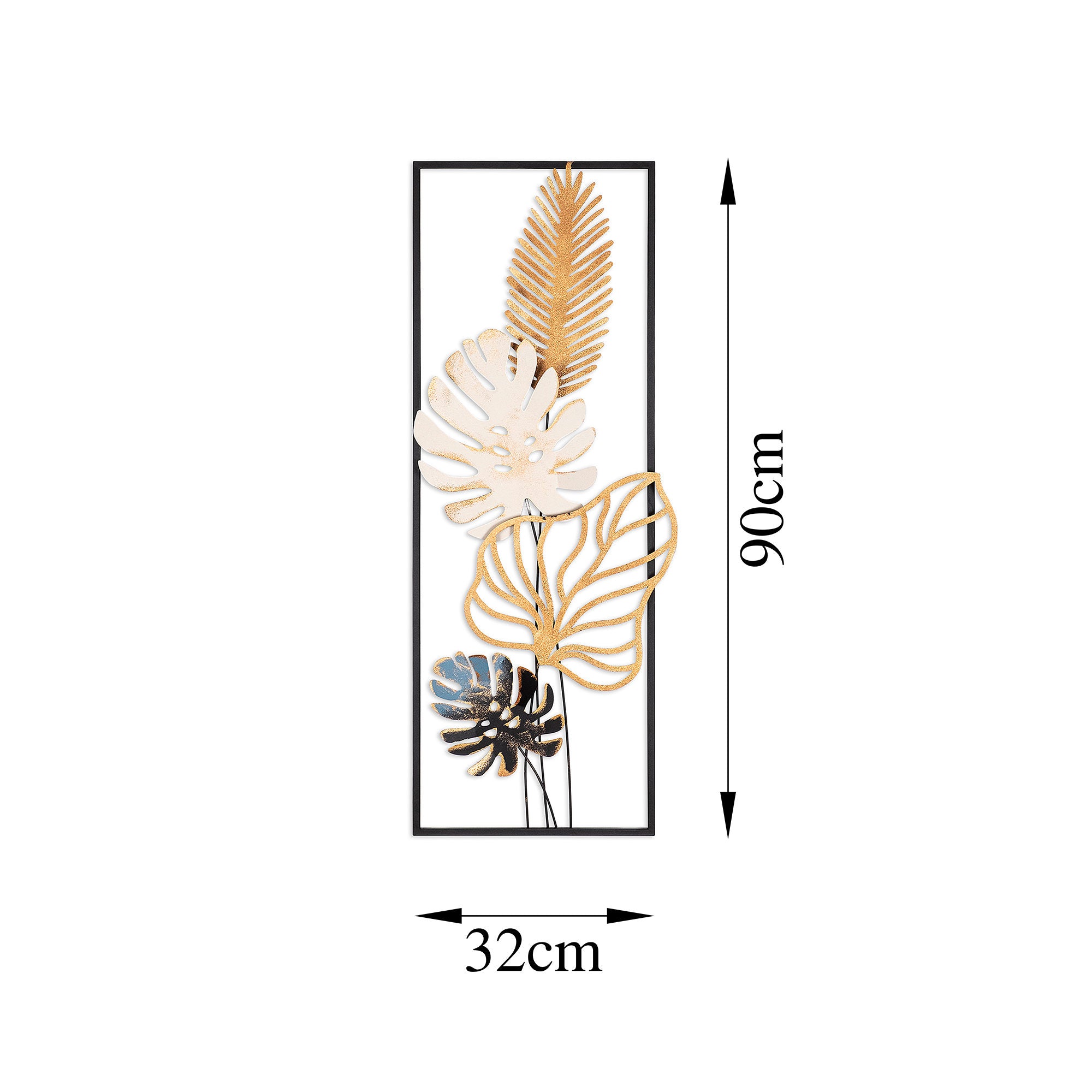 Palm Leaves in Mehrfarbig präsentiert im Onlineshop von KAQTU Design AG. Wanddeko ist von Wallity