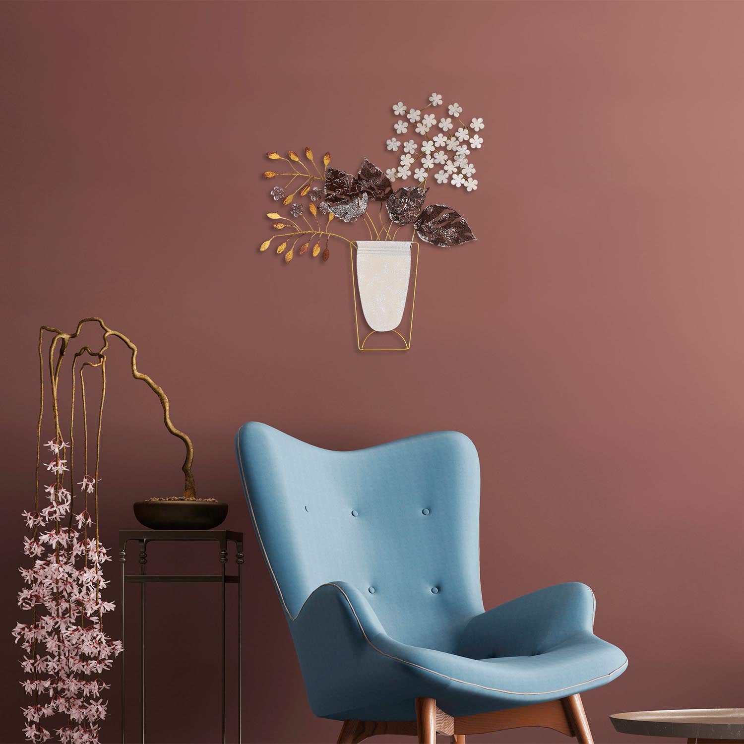 Flowers in Pots in Mehrfarbig präsentiert im Onlineshop von KAQTU Design AG. Wanddeko ist von Wallity