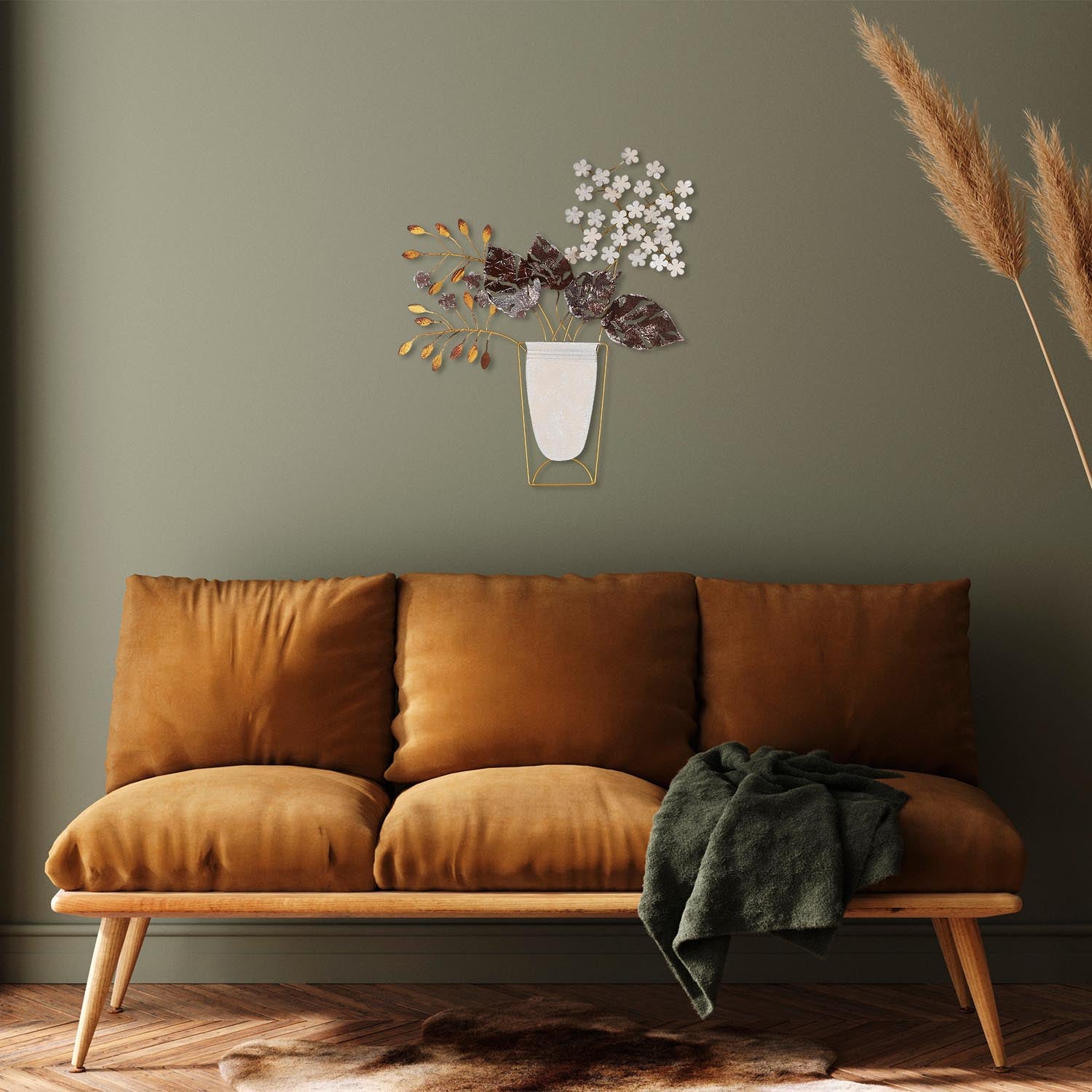 Flowers in Pots in Mehrfarbig präsentiert im Onlineshop von KAQTU Design AG. Wanddeko ist von Wallity