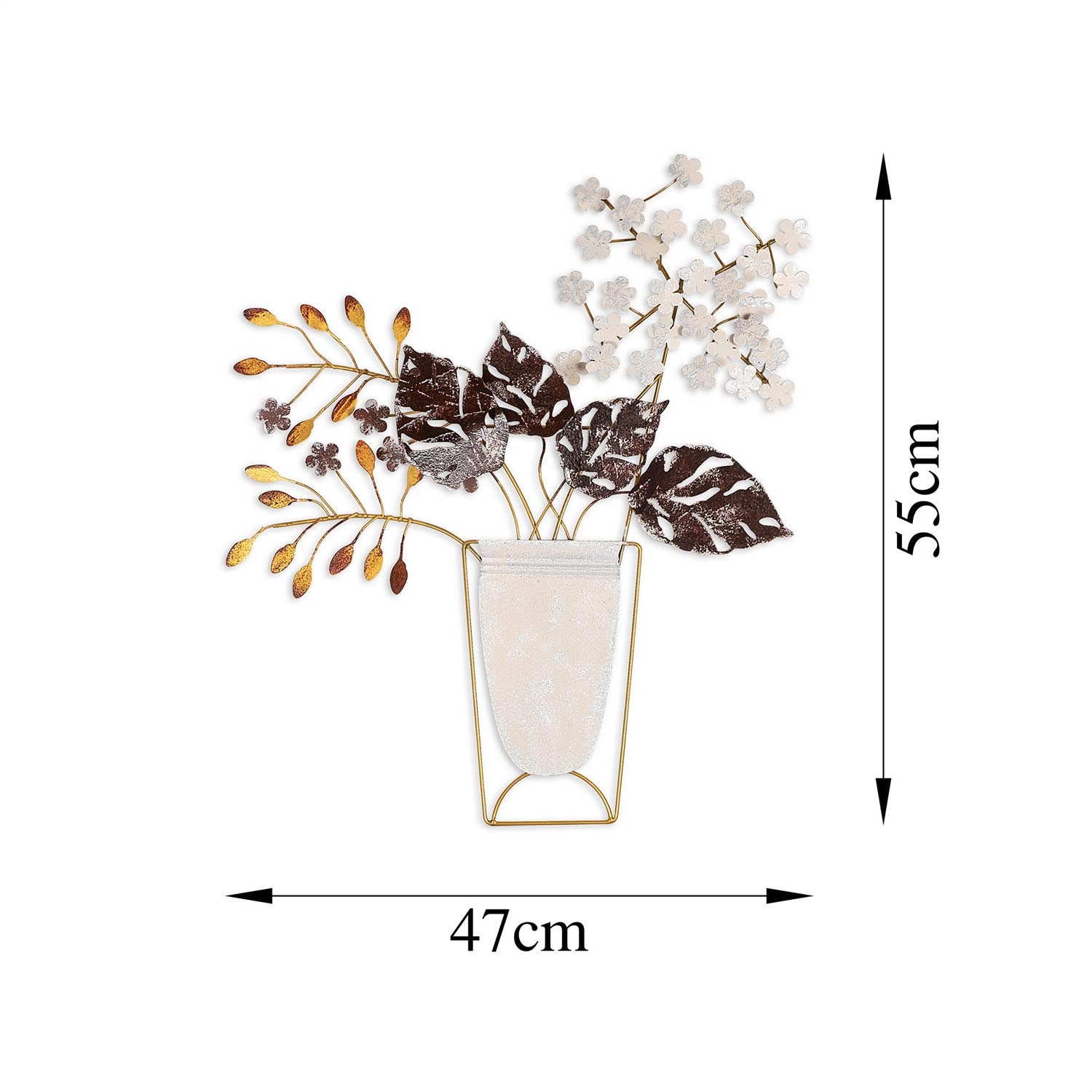 Flowers in Pots in Mehrfarbig präsentiert im Onlineshop von KAQTU Design AG. Wanddeko ist von Wallity