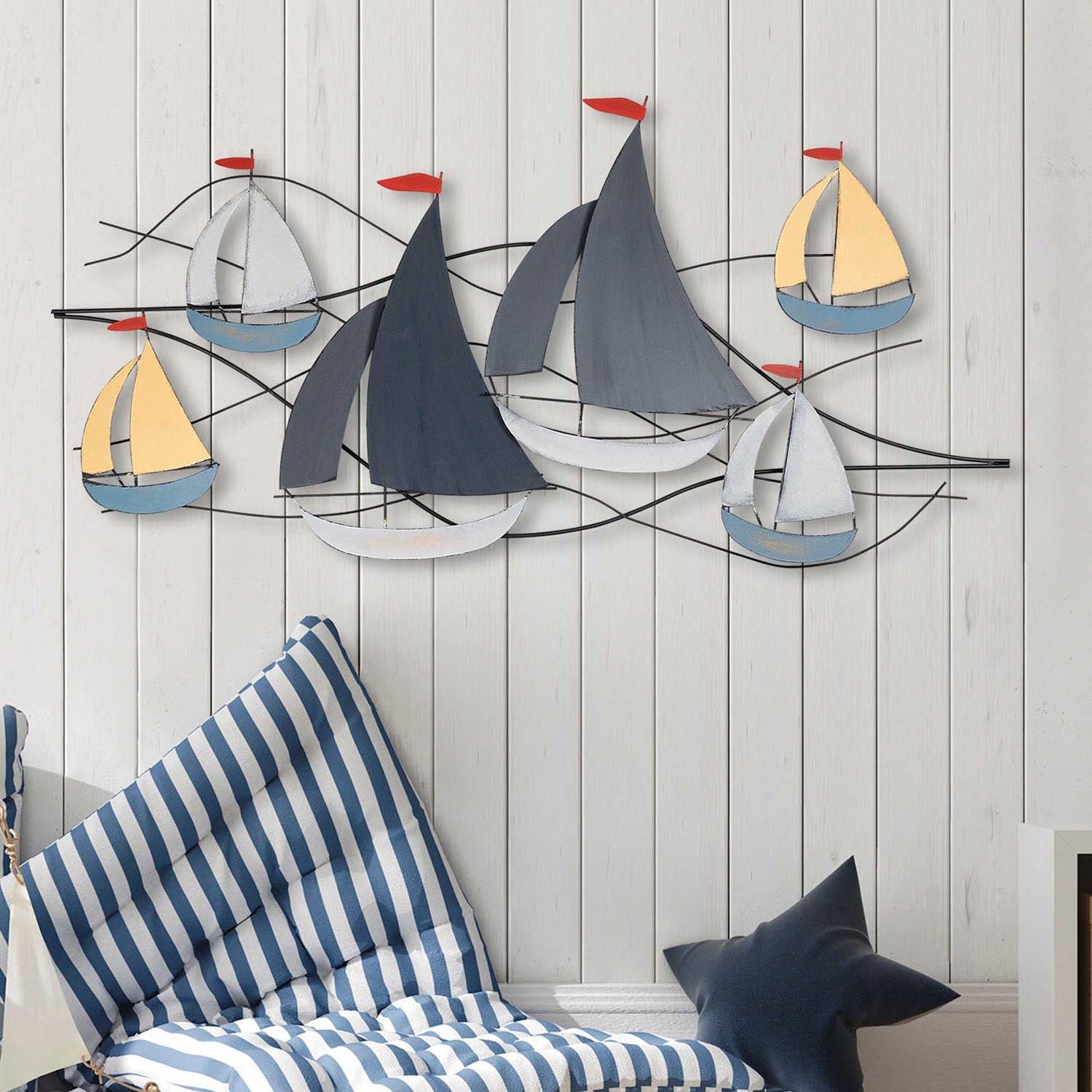 Hizir in Mehrfarbig präsentiert im Onlineshop von KAQTU Design AG. Wanddeko ist von Wallity