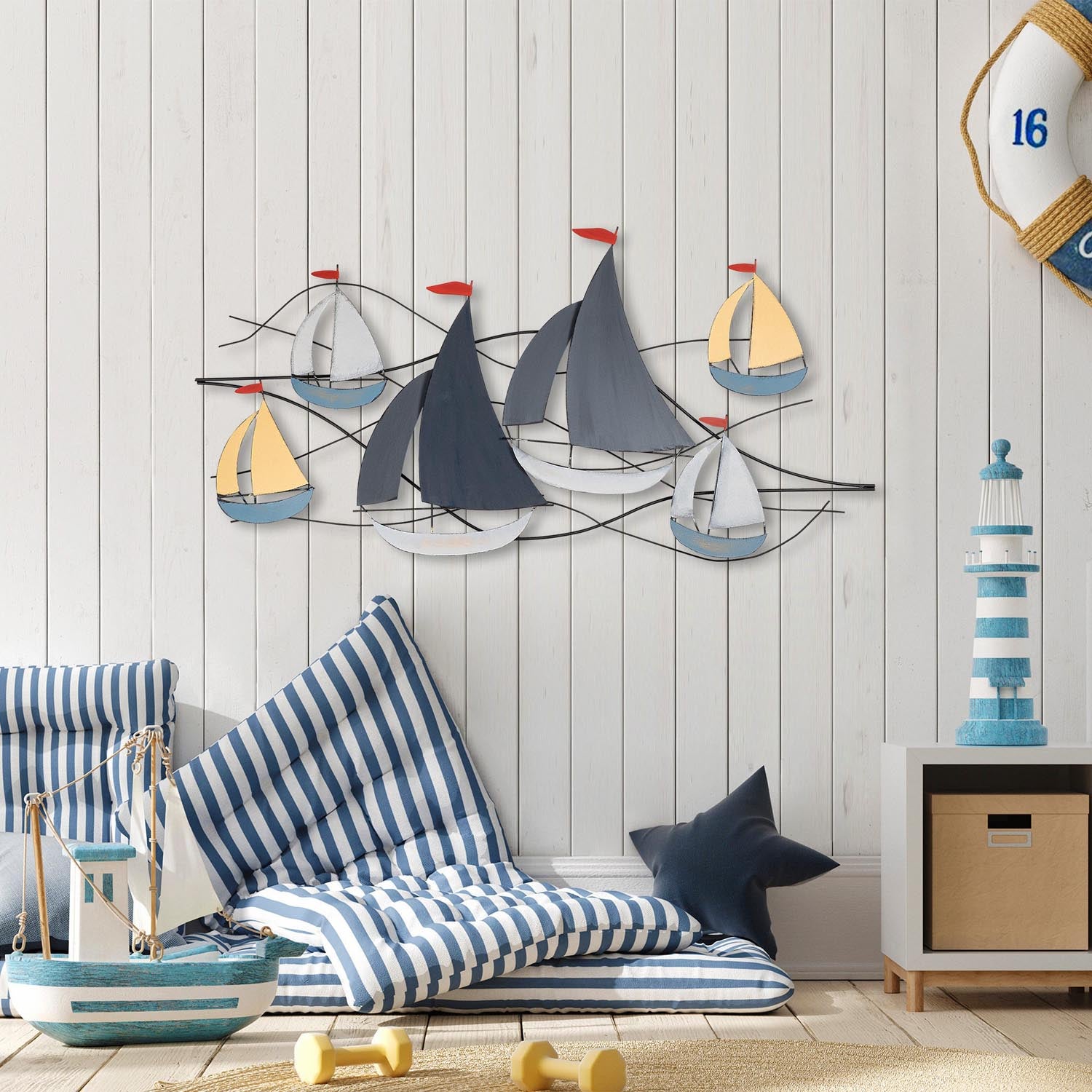 Hizir in Mehrfarbig präsentiert im Onlineshop von KAQTU Design AG. Wanddeko ist von Wallity