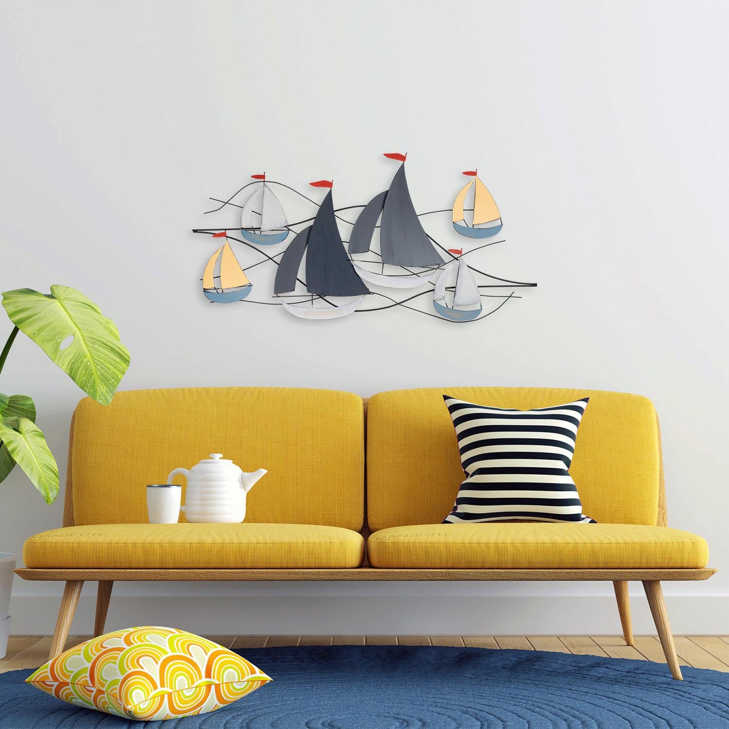 Hizir in Mehrfarbig präsentiert im Onlineshop von KAQTU Design AG. Wanddeko ist von Wallity