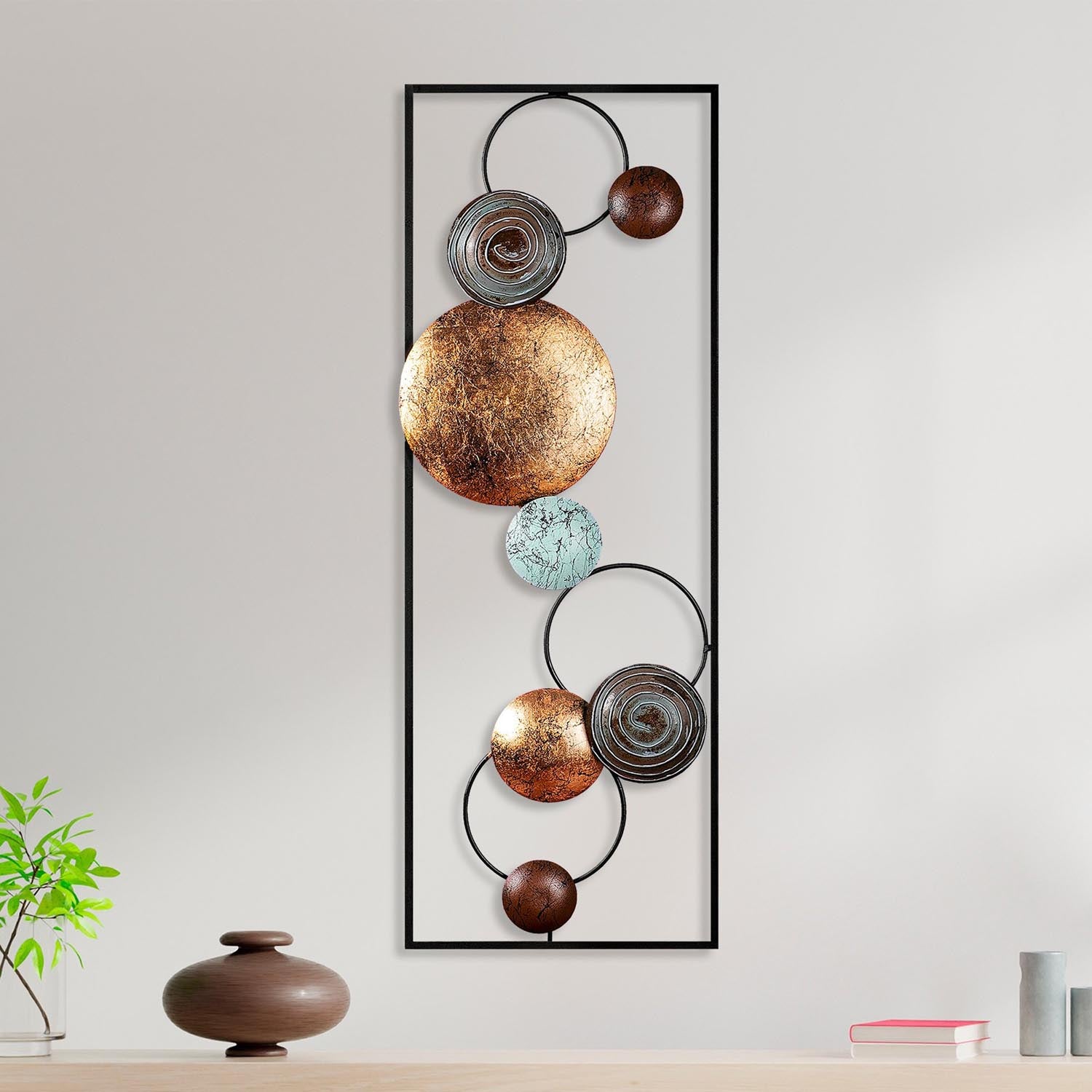 Textured - 8 in Mehrfarbig präsentiert im Onlineshop von KAQTU Design AG. Wanddeko ist von Wallity