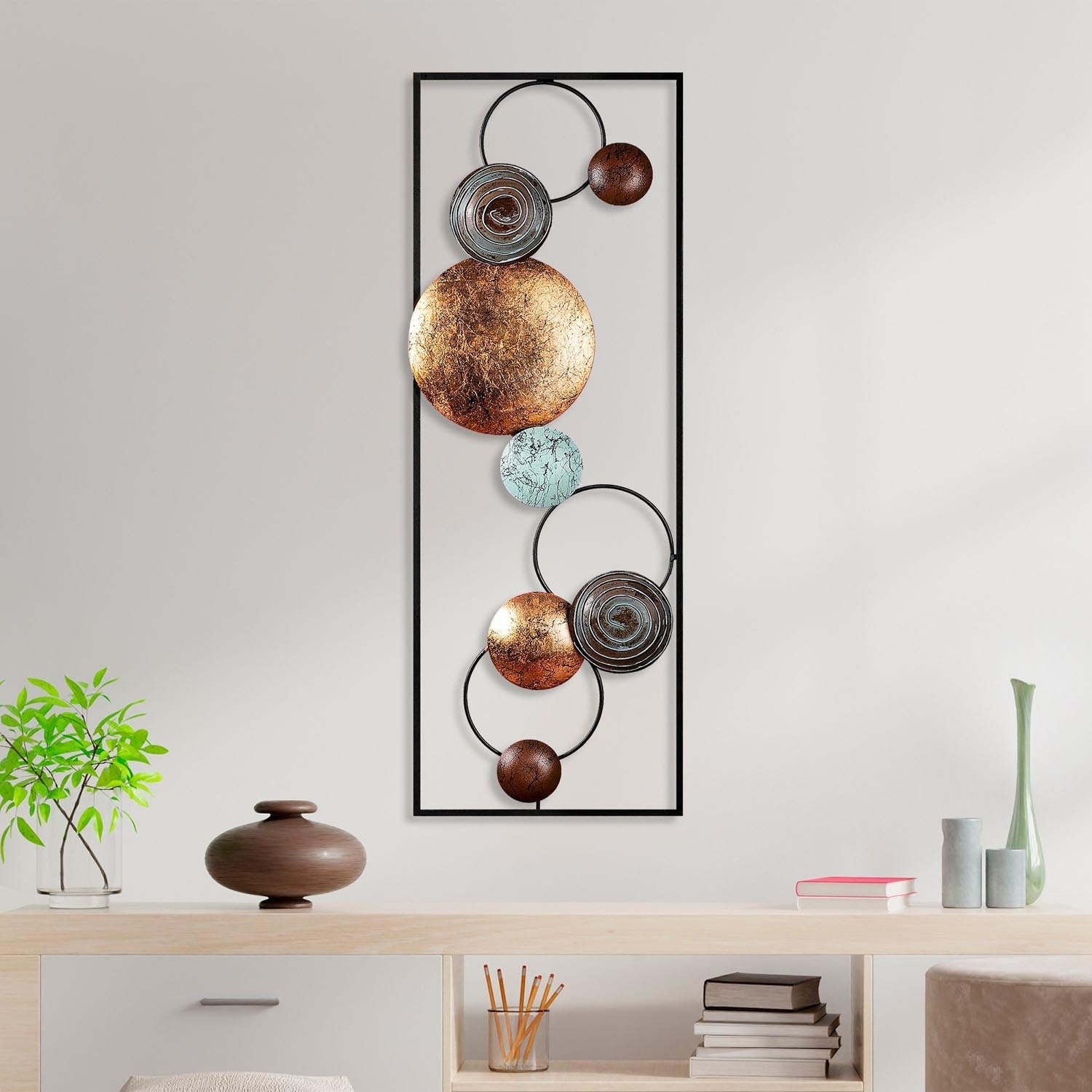 Textured - 8 in Mehrfarbig präsentiert im Onlineshop von KAQTU Design AG. Wanddeko ist von Wallity