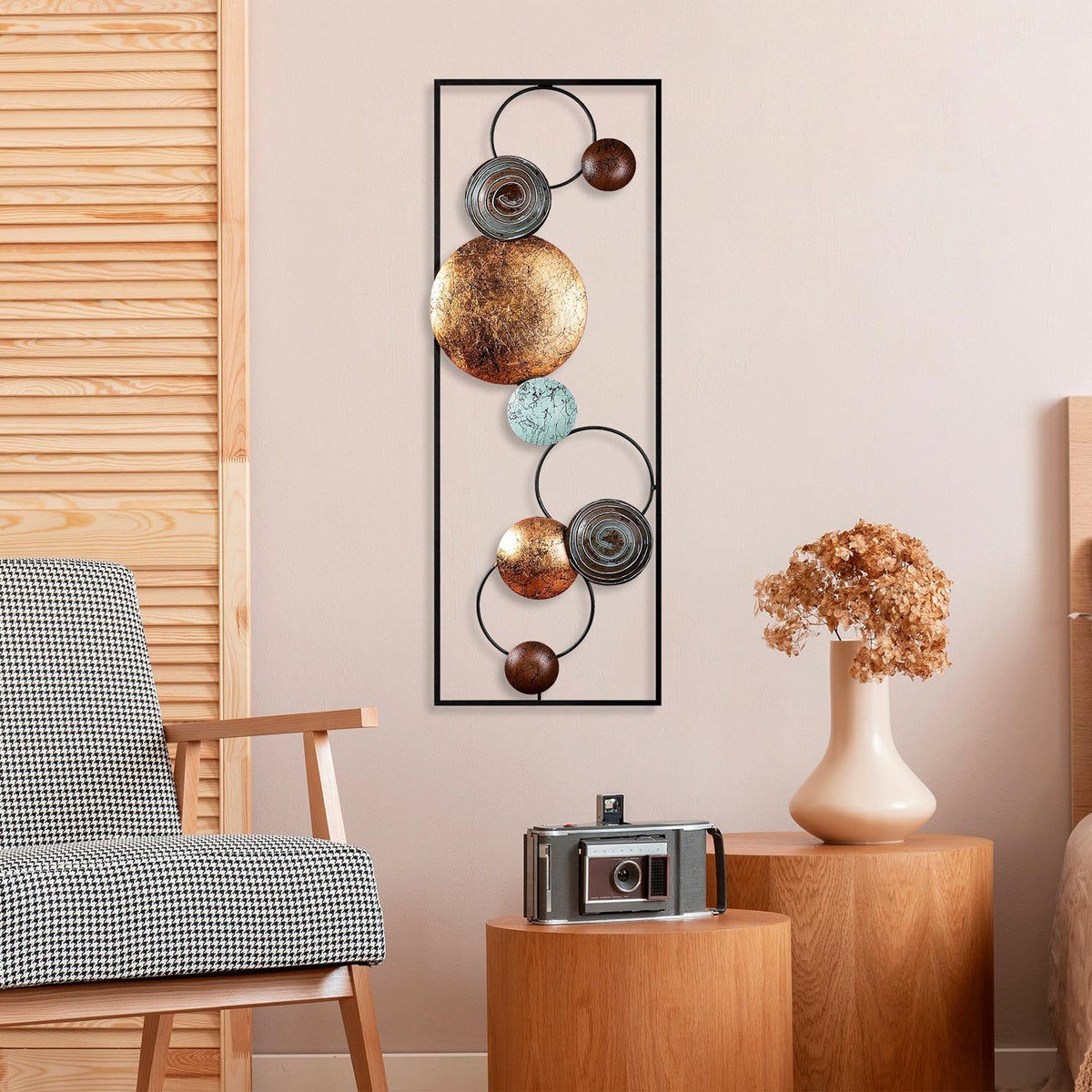 Textured Wanddeko - Mehrfarbig in Mehrfarbig präsentiert im Onlineshop von KAQTU Design AG. Wanddeko ist von Wallity