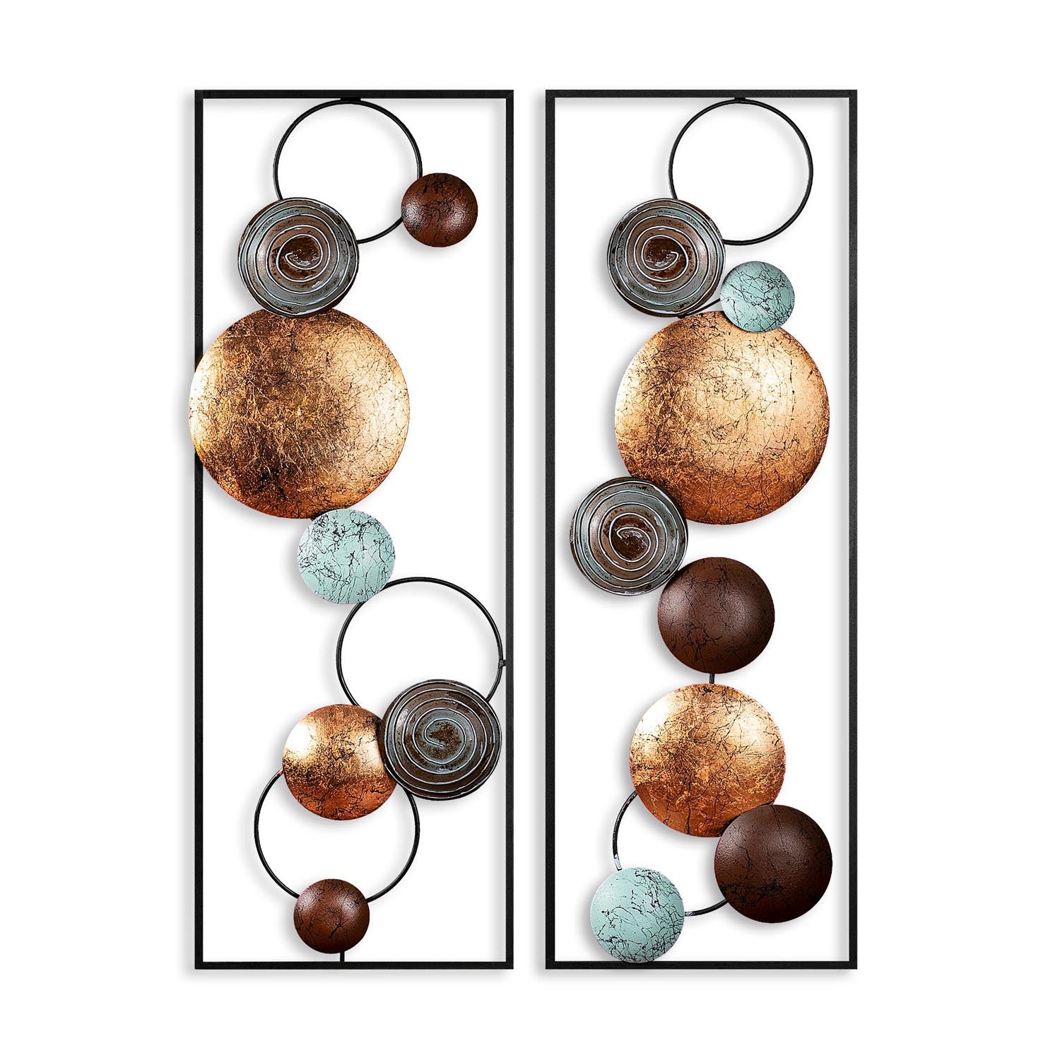 Textured - 9 in Mehrfarbig präsentiert im Onlineshop von KAQTU Design AG. Wanddeko ist von Wallity