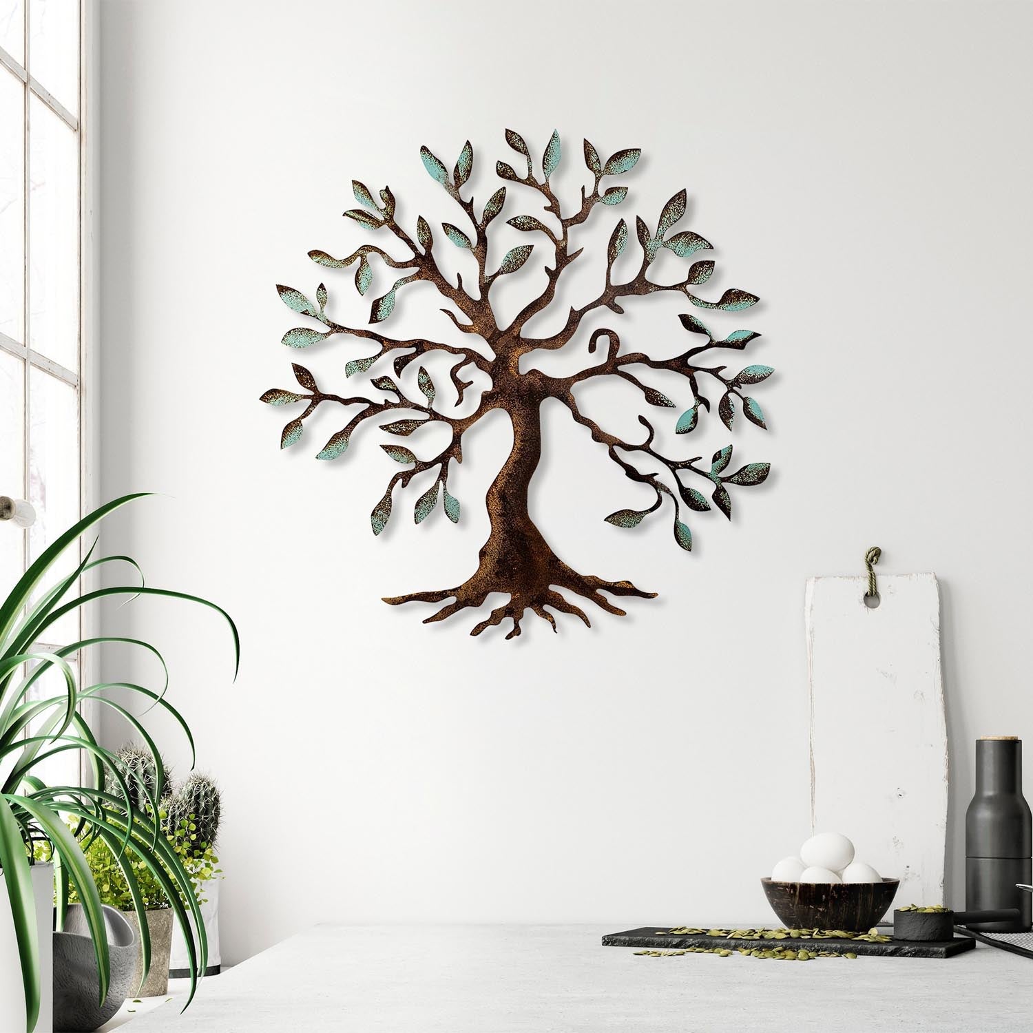 Tree - 1 in Mehrfarbig präsentiert im Onlineshop von KAQTU Design AG. Wanddeko ist von Wallity