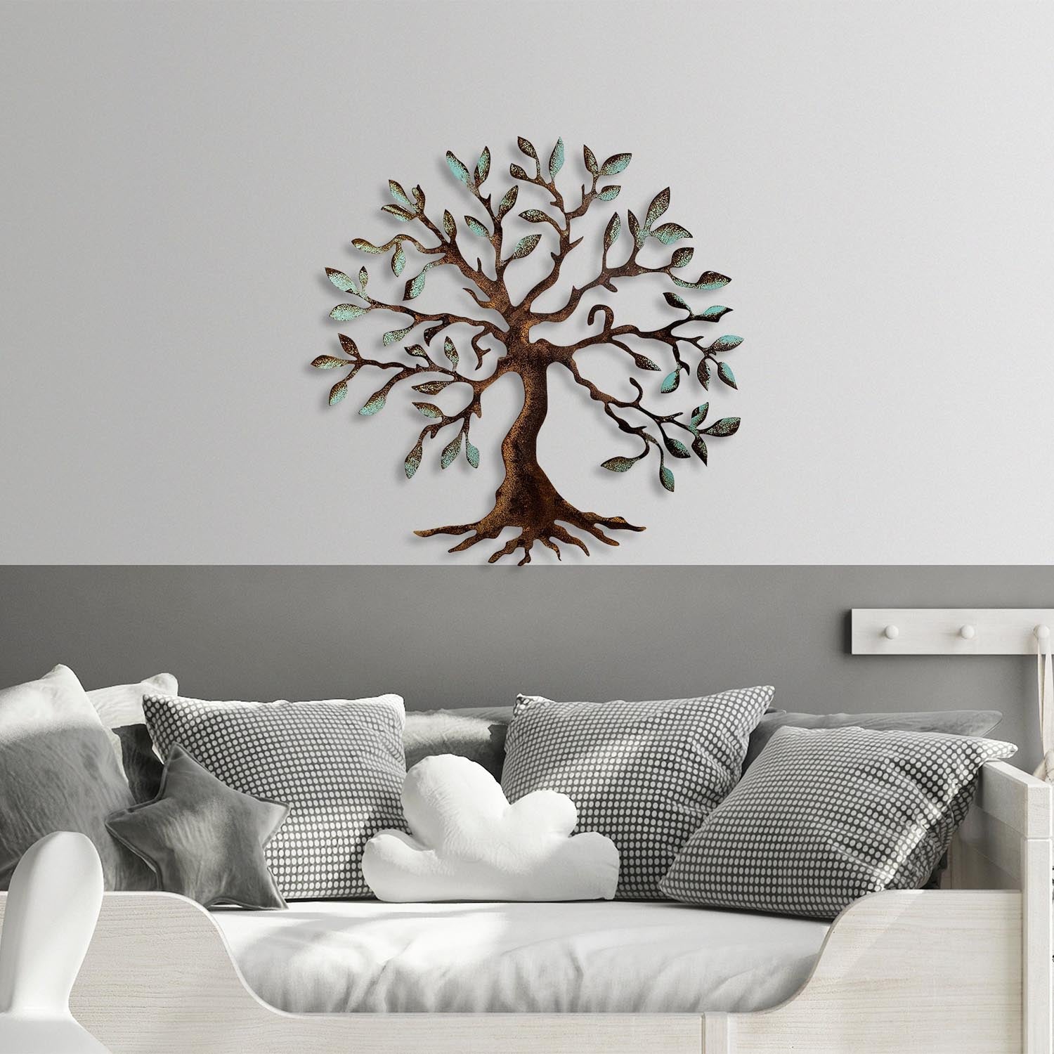 Tree - 1 in Mehrfarbig präsentiert im Onlineshop von KAQTU Design AG. Wanddeko ist von Wallity