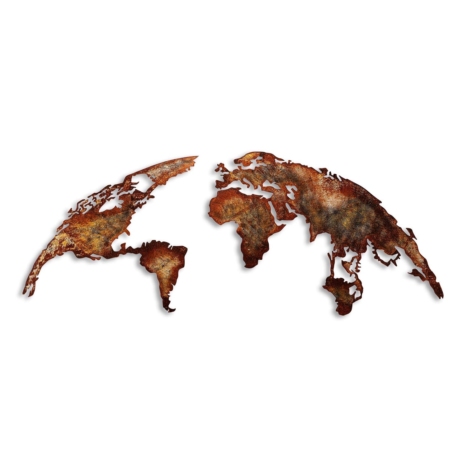 World Map Medium - 1 in Mehrfarbig präsentiert im Onlineshop von KAQTU Design AG. Wanddeko ist von Wallity
