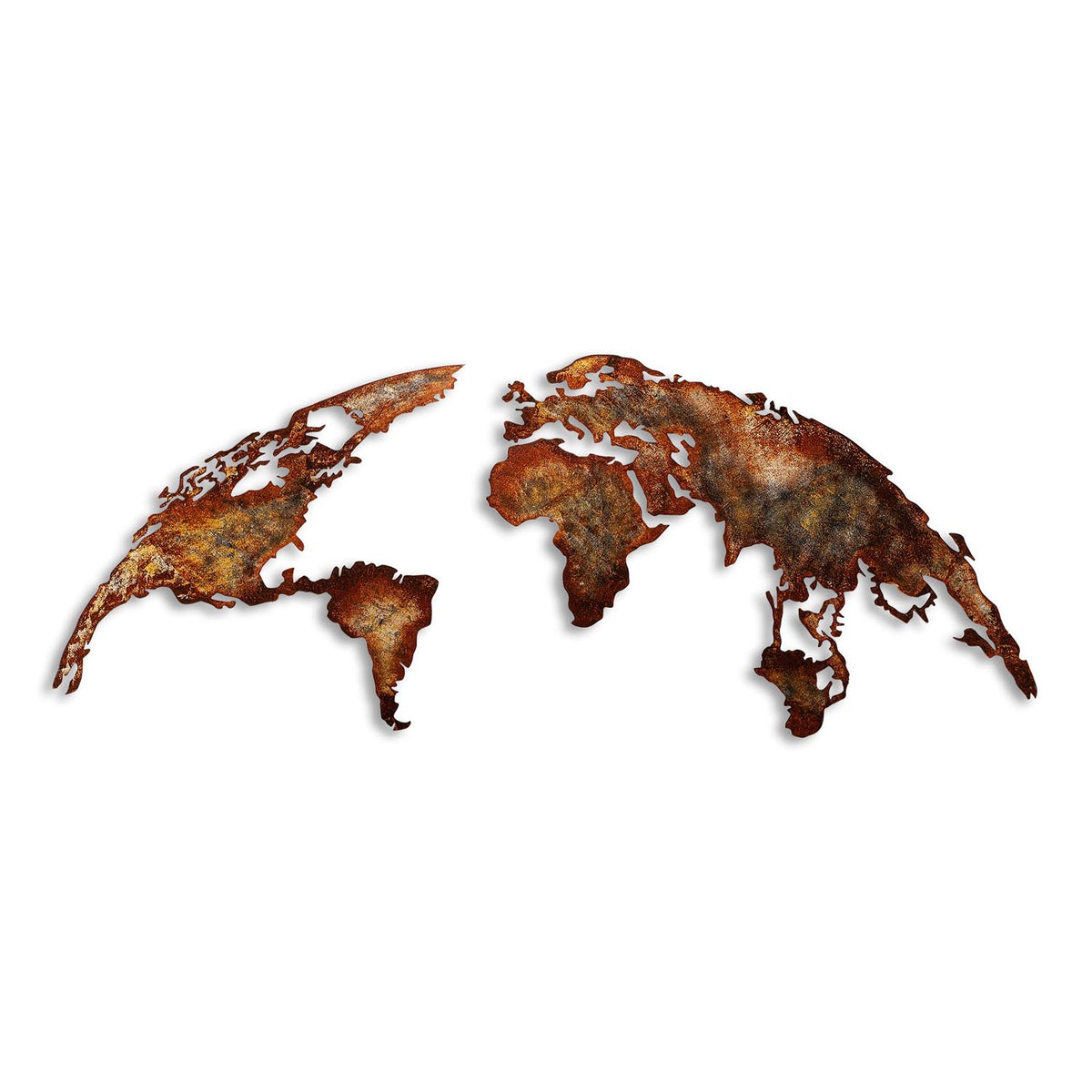 World Map Medium Wanddeko - Mehrfarbig in Mehrfarbig präsentiert im Onlineshop von KAQTU Design AG. Wanddeko ist von Wallity