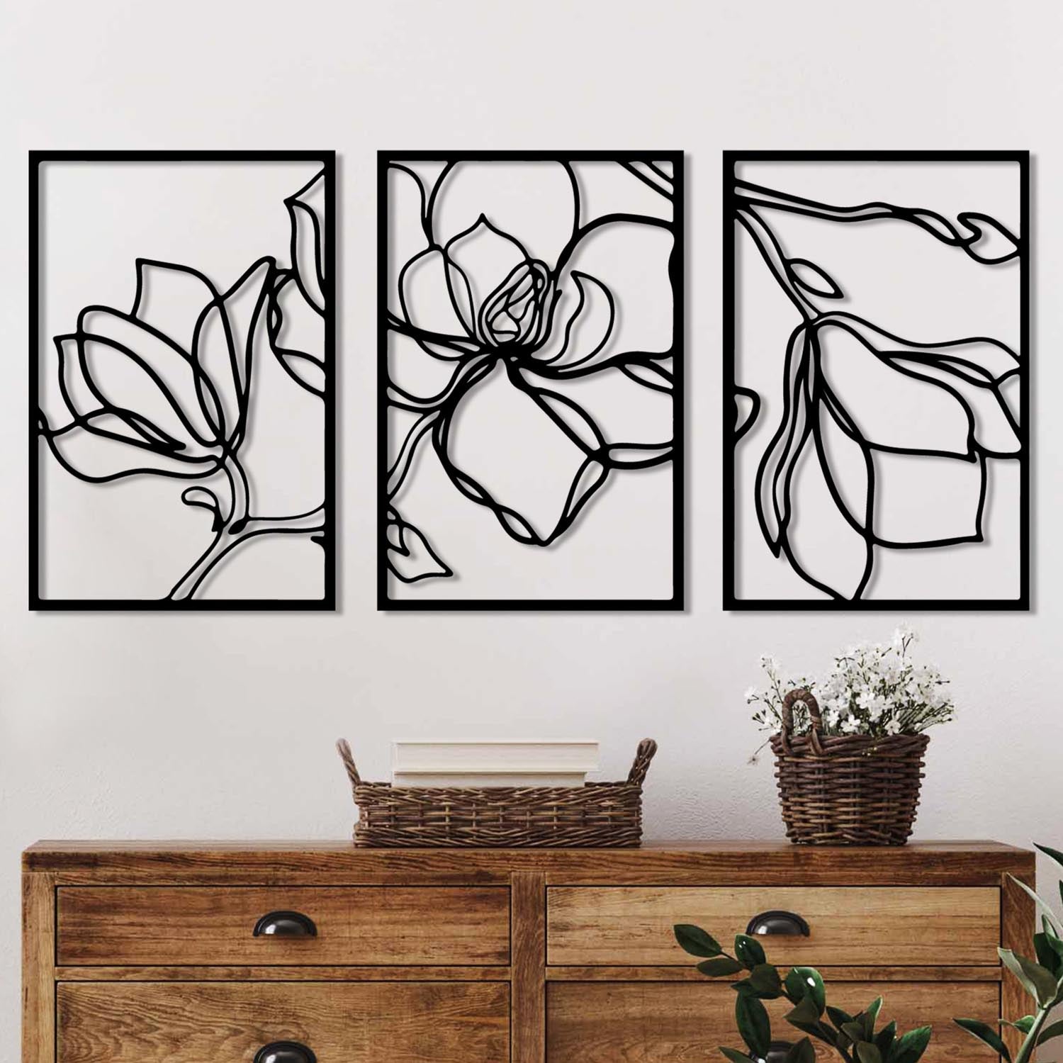 Erbas-1 in Schwarz präsentiert im Onlineshop von KAQTU Design AG. Wanddeko ist von Wallity