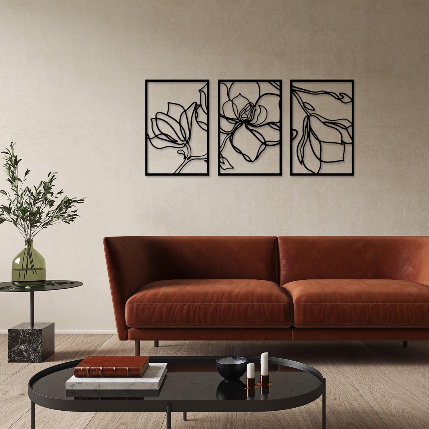 Erbas-1 in Schwarz präsentiert im Onlineshop von KAQTU Design AG. Wanddeko ist von Wallity