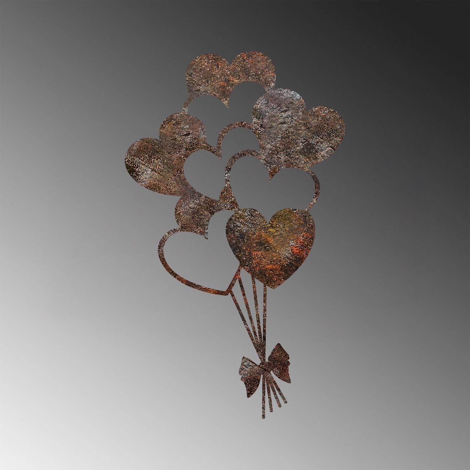 Rusty Heart 1 in Antiquation präsentiert im Onlineshop von KAQTU Design AG. Wanddeko ist von Wallity
