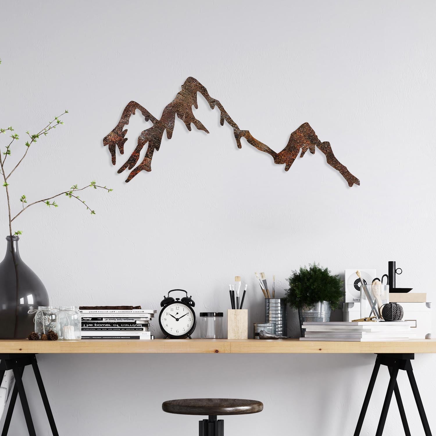 Rusty Mountain in Antiquation präsentiert im Onlineshop von KAQTU Design AG. Wanddeko ist von Wallity