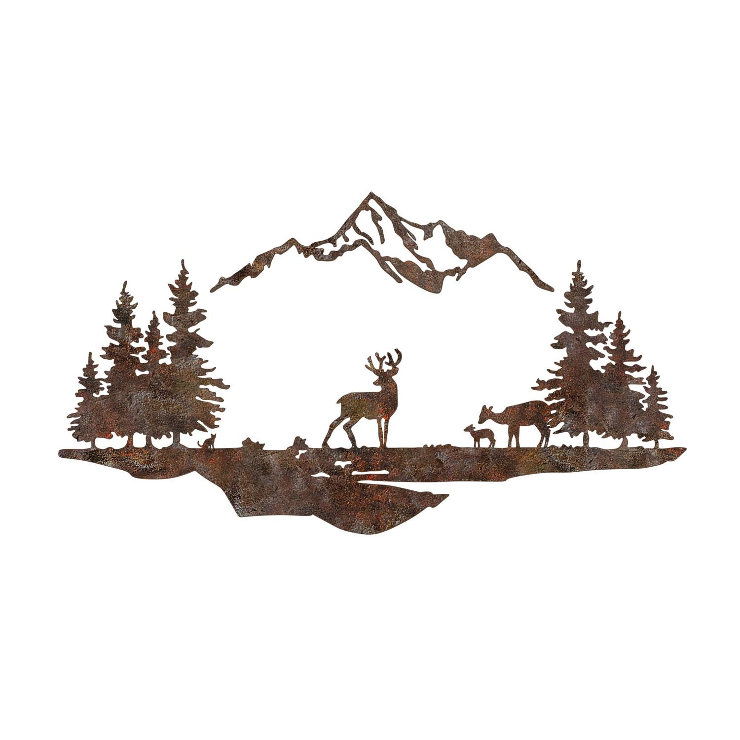 Rusty Landscape 1 in Antiquation präsentiert im Onlineshop von KAQTU Design AG. Wanddeko ist von Wallity