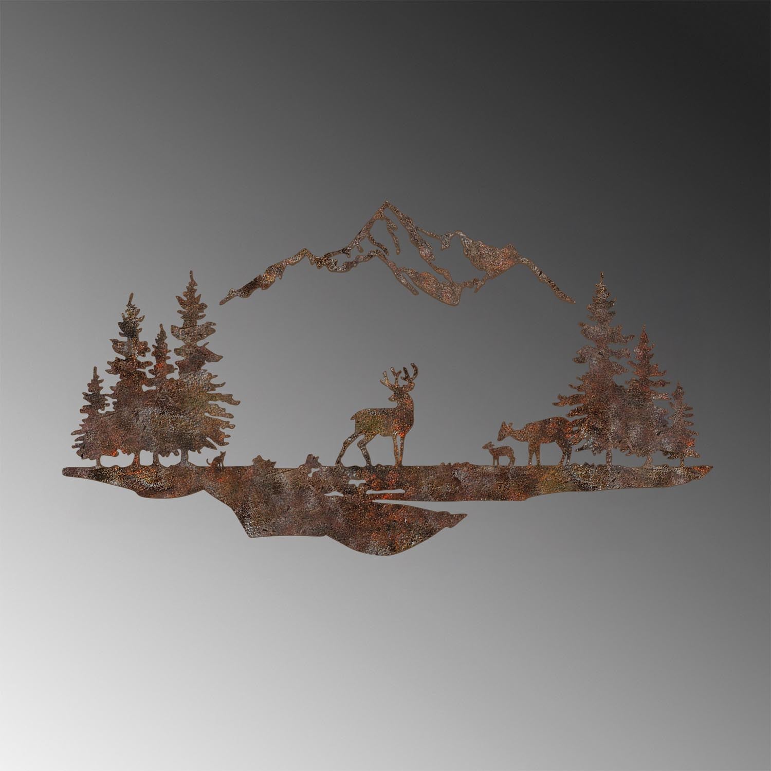Rusty Landscape 1 in Antiquation präsentiert im Onlineshop von KAQTU Design AG. Wanddeko ist von Wallity