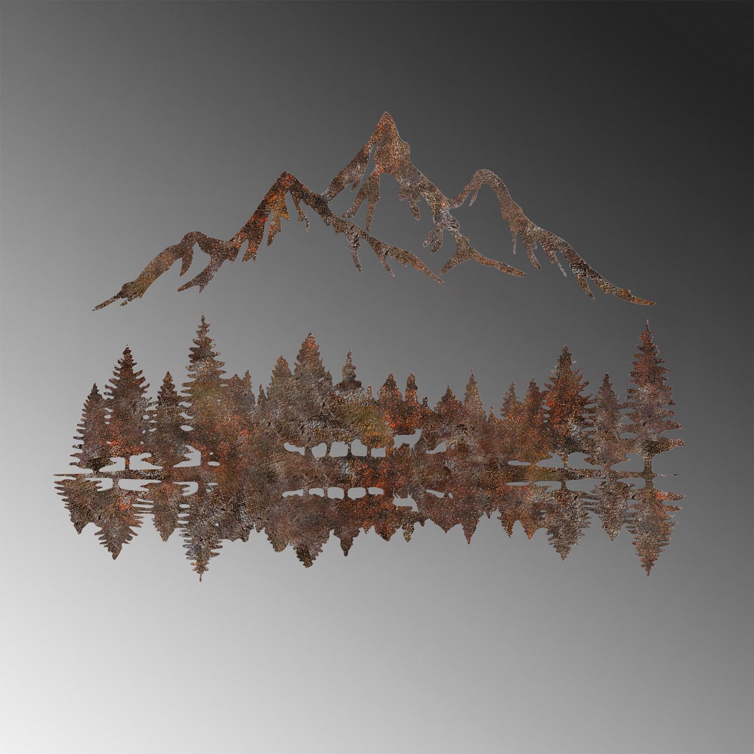 Rusty Landscape 2 in Antiquation präsentiert im Onlineshop von KAQTU Design AG. Wanddeko ist von Wallity