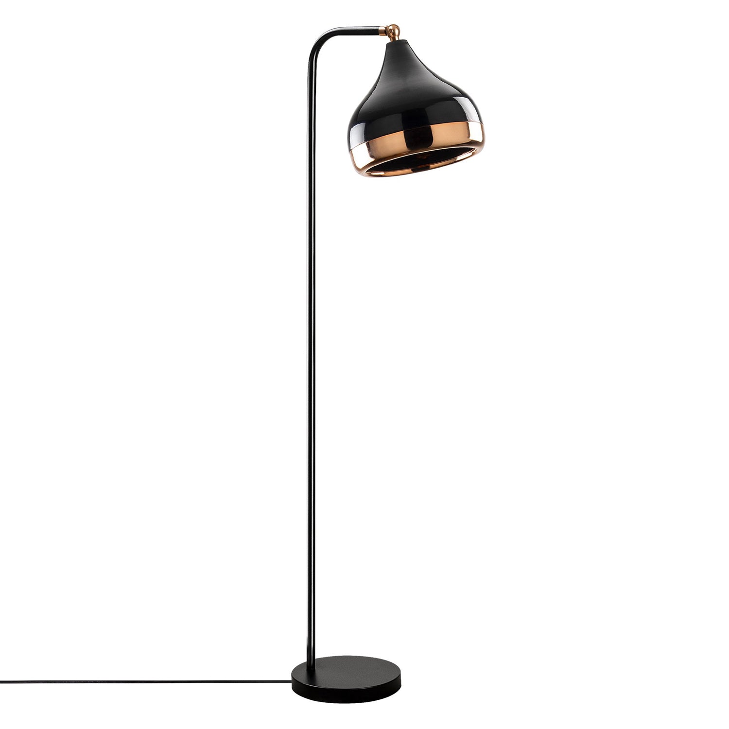 Yıldo - 6906 in Schwarz
 Kupfer präsentiert im Onlineshop von KAQTU Design AG. Stehleuchte ist von Opviq