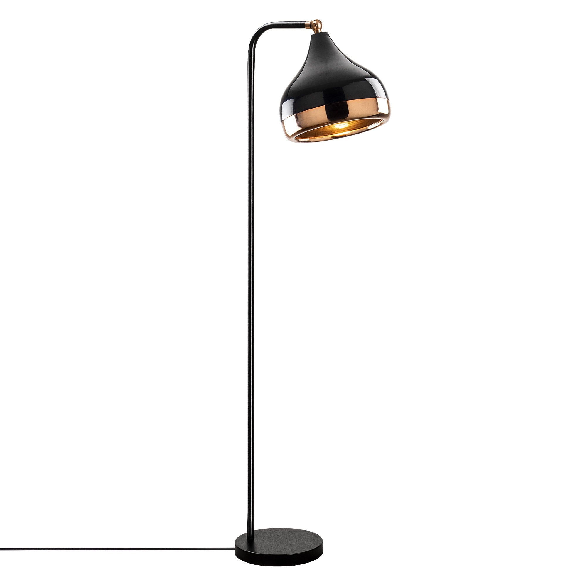 Yıldo - 6906 in Schwarz
 Kupfer präsentiert im Onlineshop von KAQTU Design AG. Stehleuchte ist von Opviq