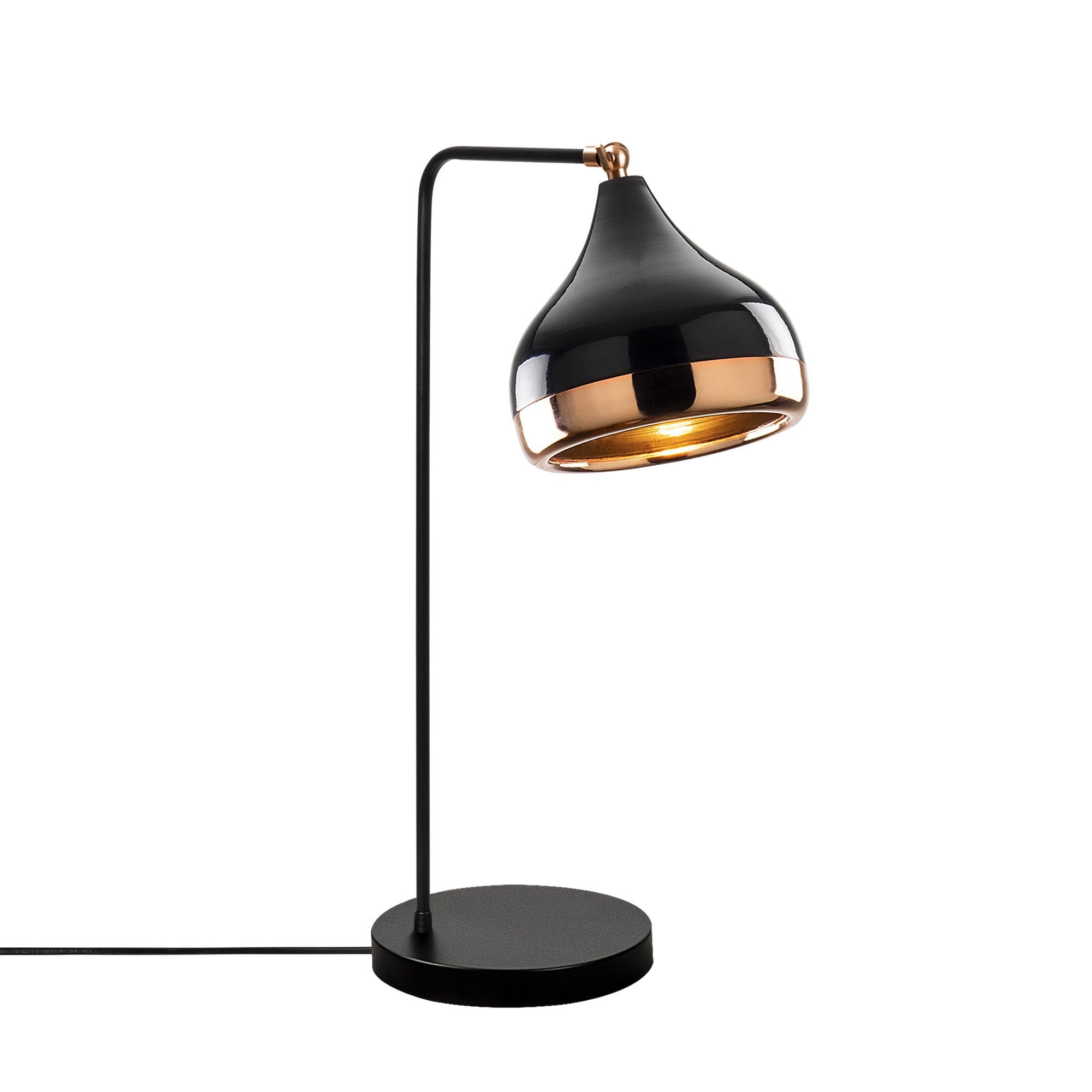 Yıldo - 6896 in Schwarz
 Kupfer präsentiert im Onlineshop von KAQTU Design AG. Tischleuchte ist von Opviq