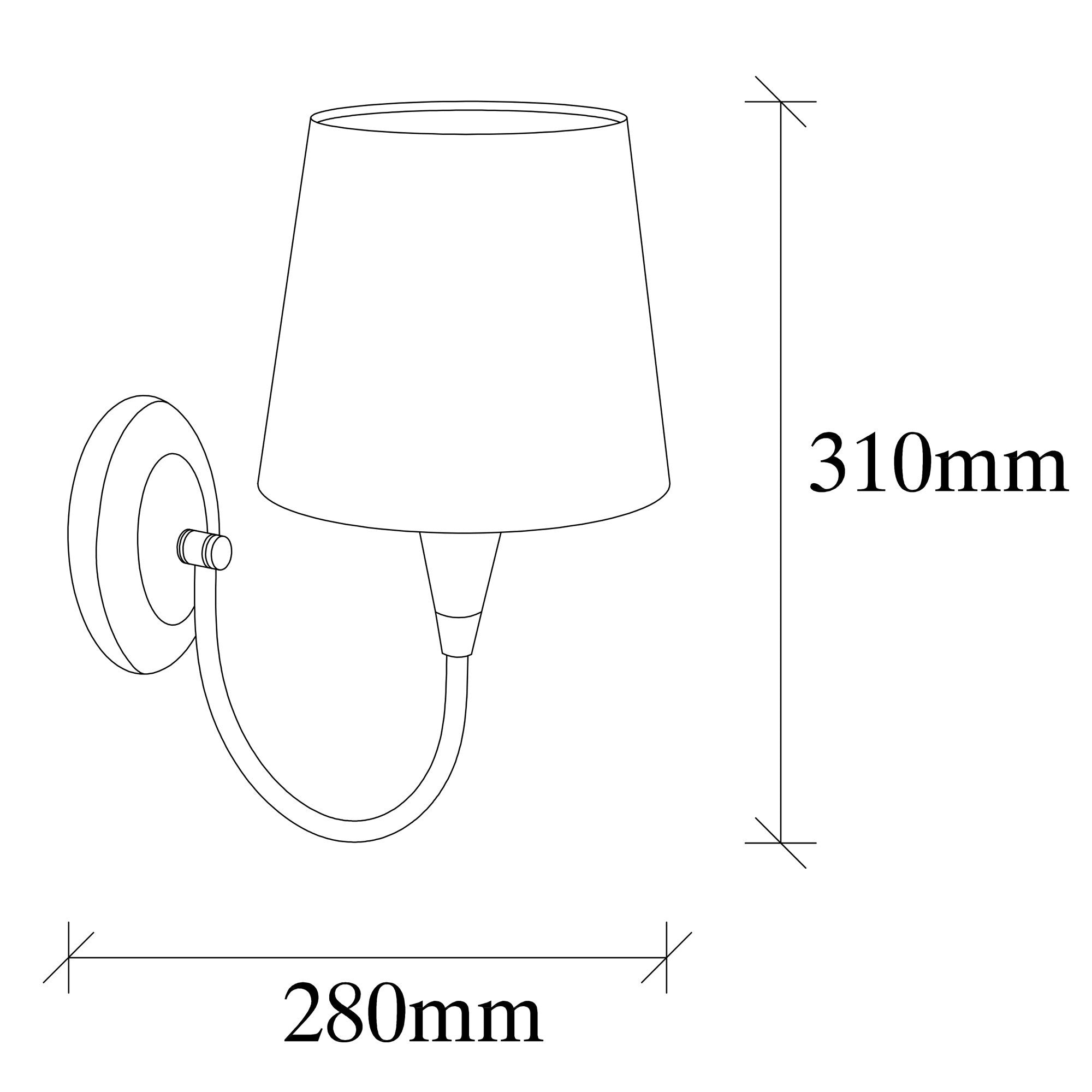 Pardo - 3031 in Antik präsentiert im Onlineshop von KAQTU Design AG. Wandleuchte ist von Opviq