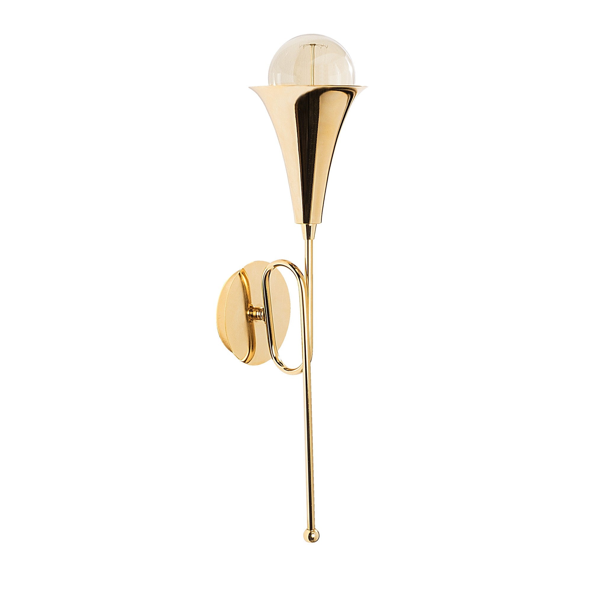 Sarmal - 3051 in Gold präsentiert im Onlineshop von KAQTU Design AG. Wandleuchte ist von Opviq