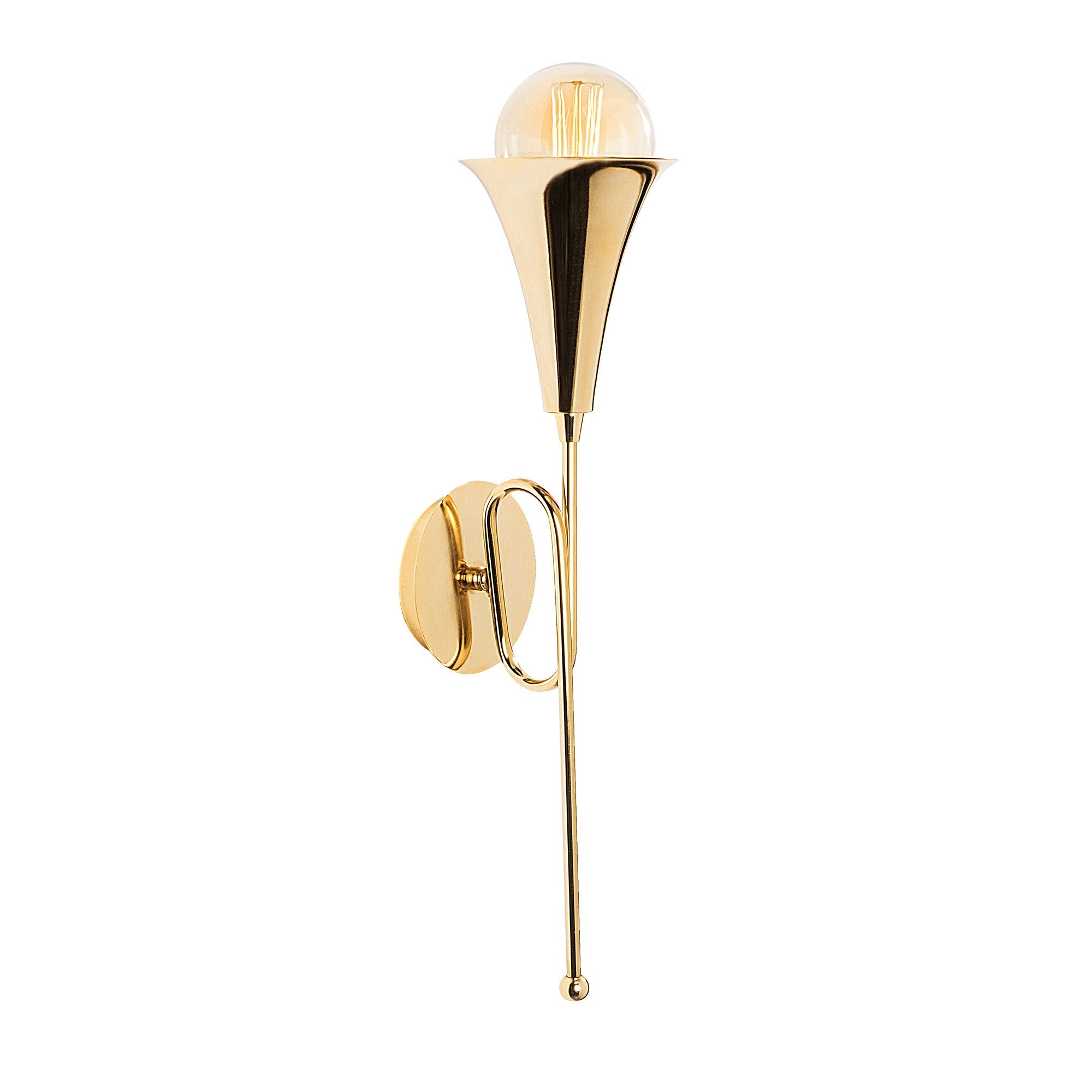 Sarmal - 3051 in Gold präsentiert im Onlineshop von KAQTU Design AG. Wandleuchte ist von Opviq