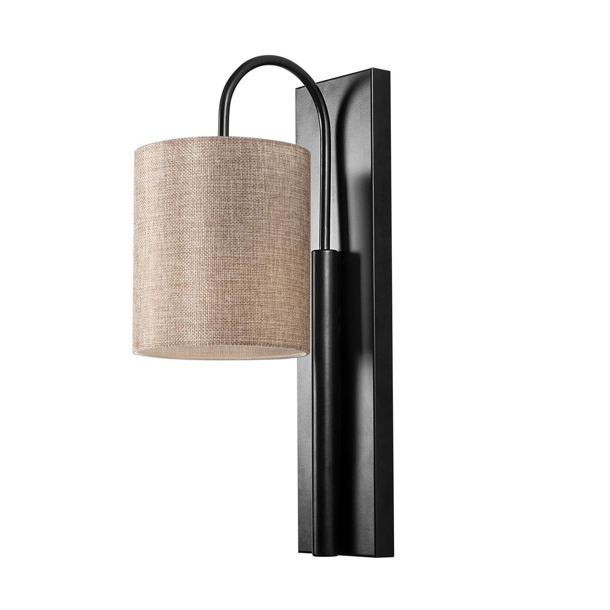 Baston Wandleuchte - Schwarz
 Creme in Schwarz / Creme präsentiert im Onlineshop von KAQTU Design AG. Wandleuchte ist von Opviq