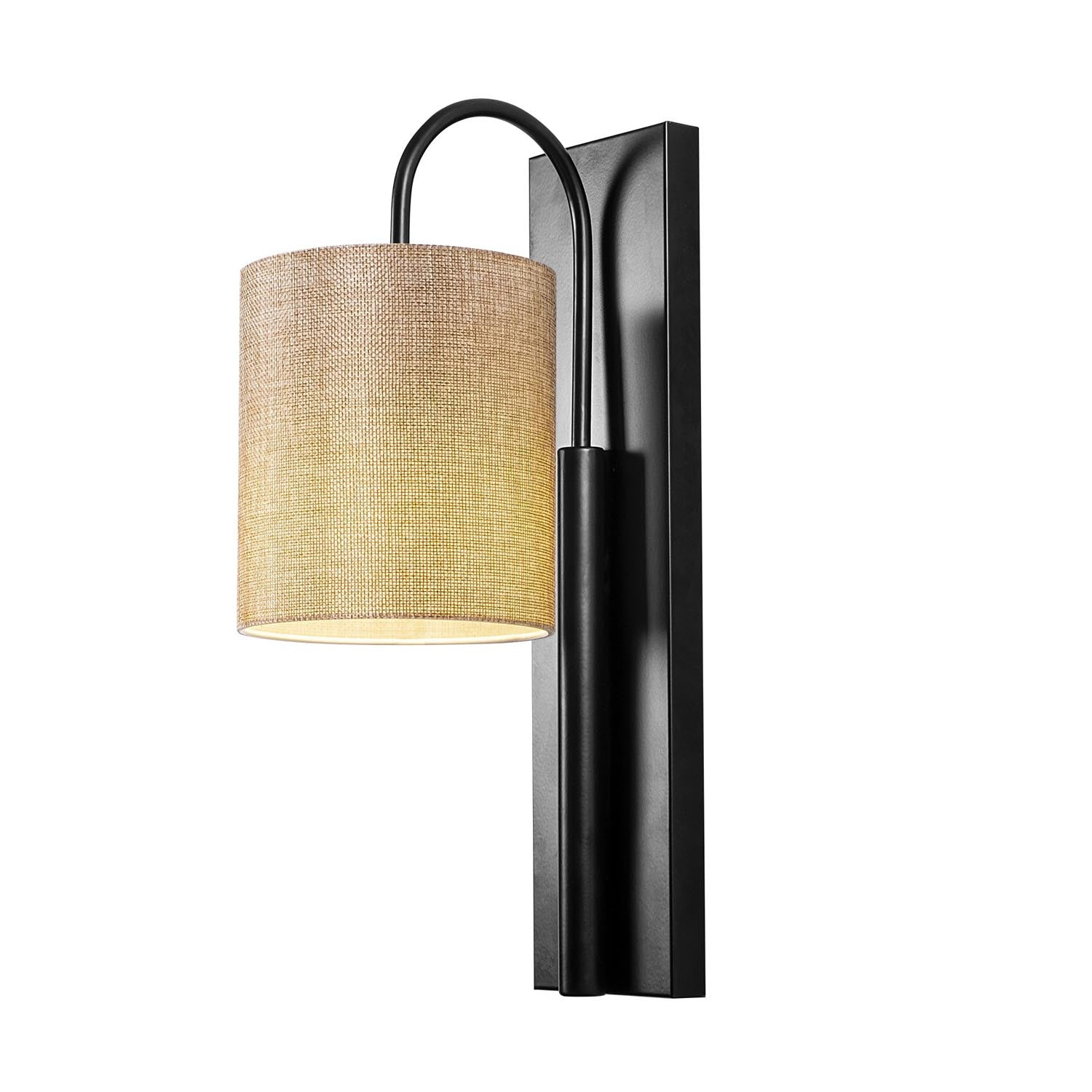 Baston - 3461 in Schwarz
 Creme präsentiert im Onlineshop von KAQTU Design AG. Wandleuchte ist von Opviq