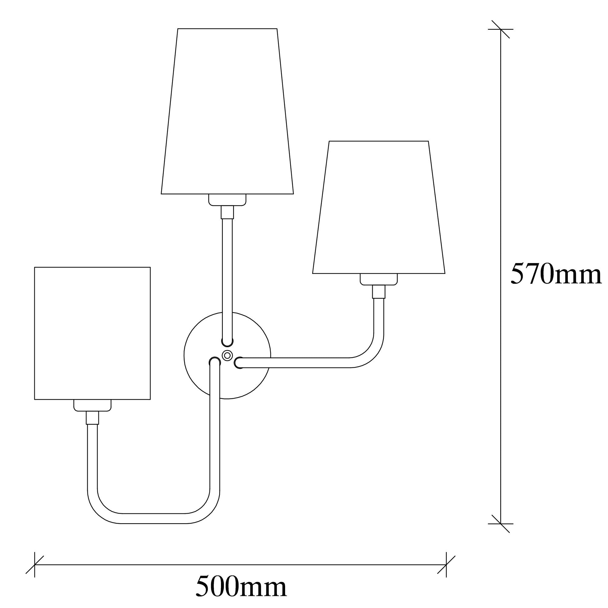 Çatal - 3571 in Schwarz präsentiert im Onlineshop von KAQTU Design AG. Wandleuchte ist von Opviq