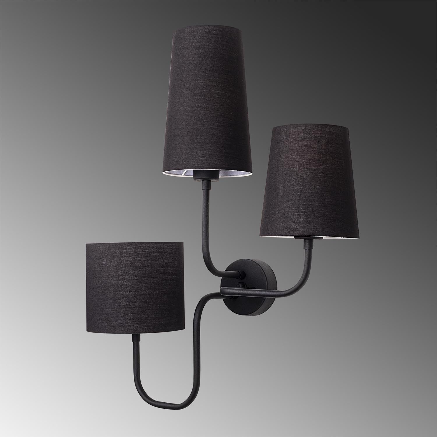 Çatal - 3571 in Schwarz präsentiert im Onlineshop von KAQTU Design AG. Wandleuchte ist von Opviq